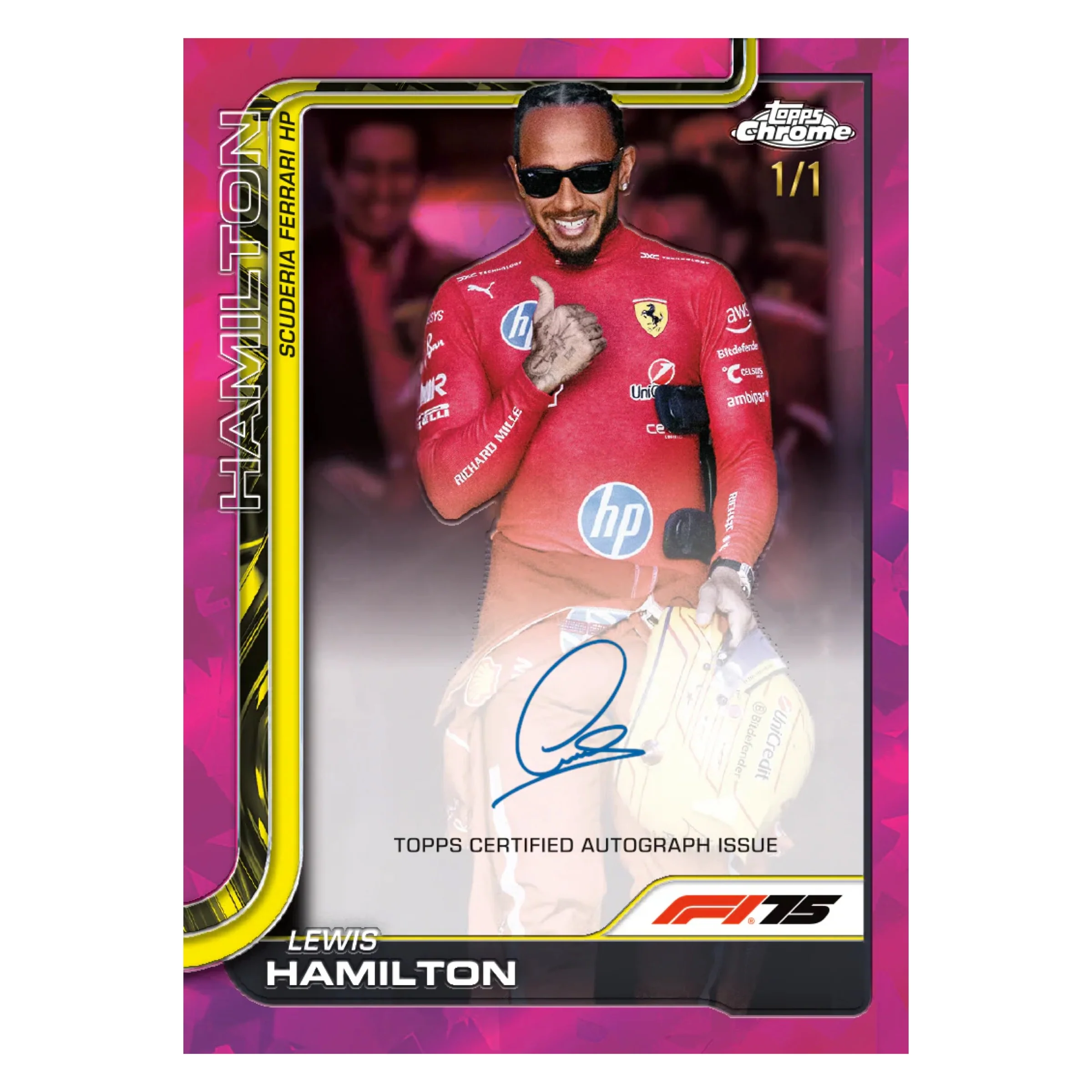 2025 Topps Chrome Formula 1 Sapphire Edition Hobby Box - Image 2