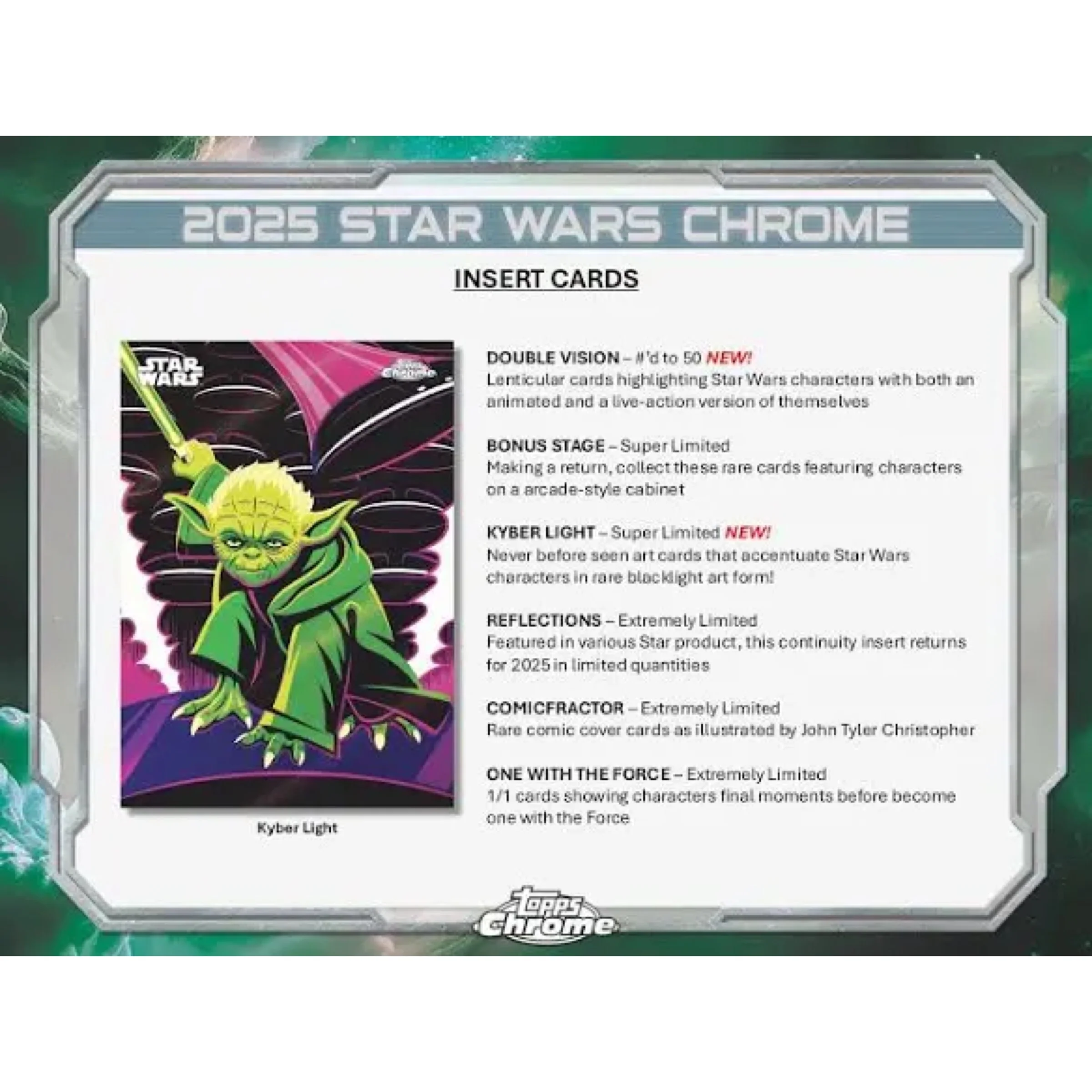 2025 Topps Star Wars Chrome Hobby Box - Image 4