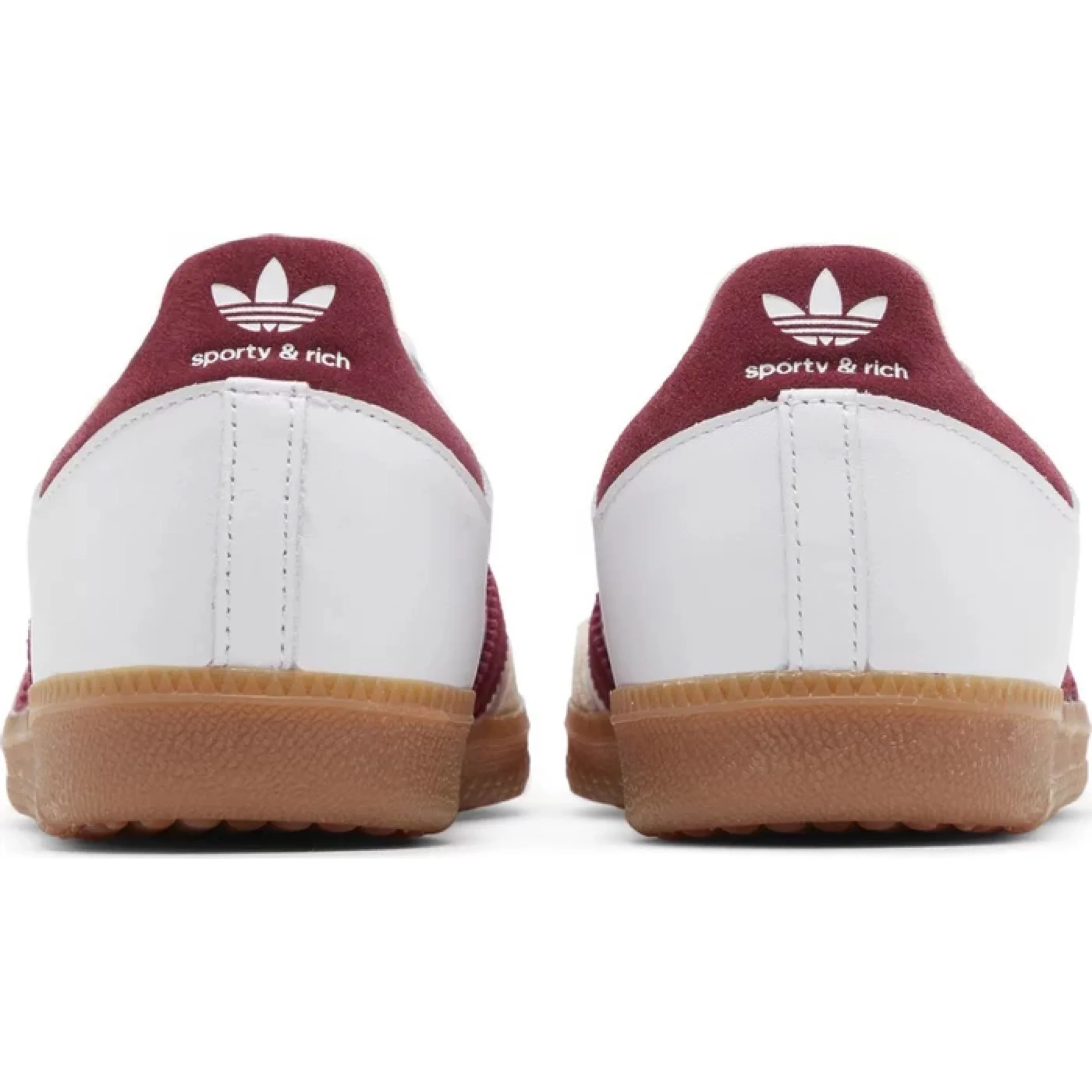 Adidas Samba Sporty & Rich 'White Collegiate Burgundy' - Image 4