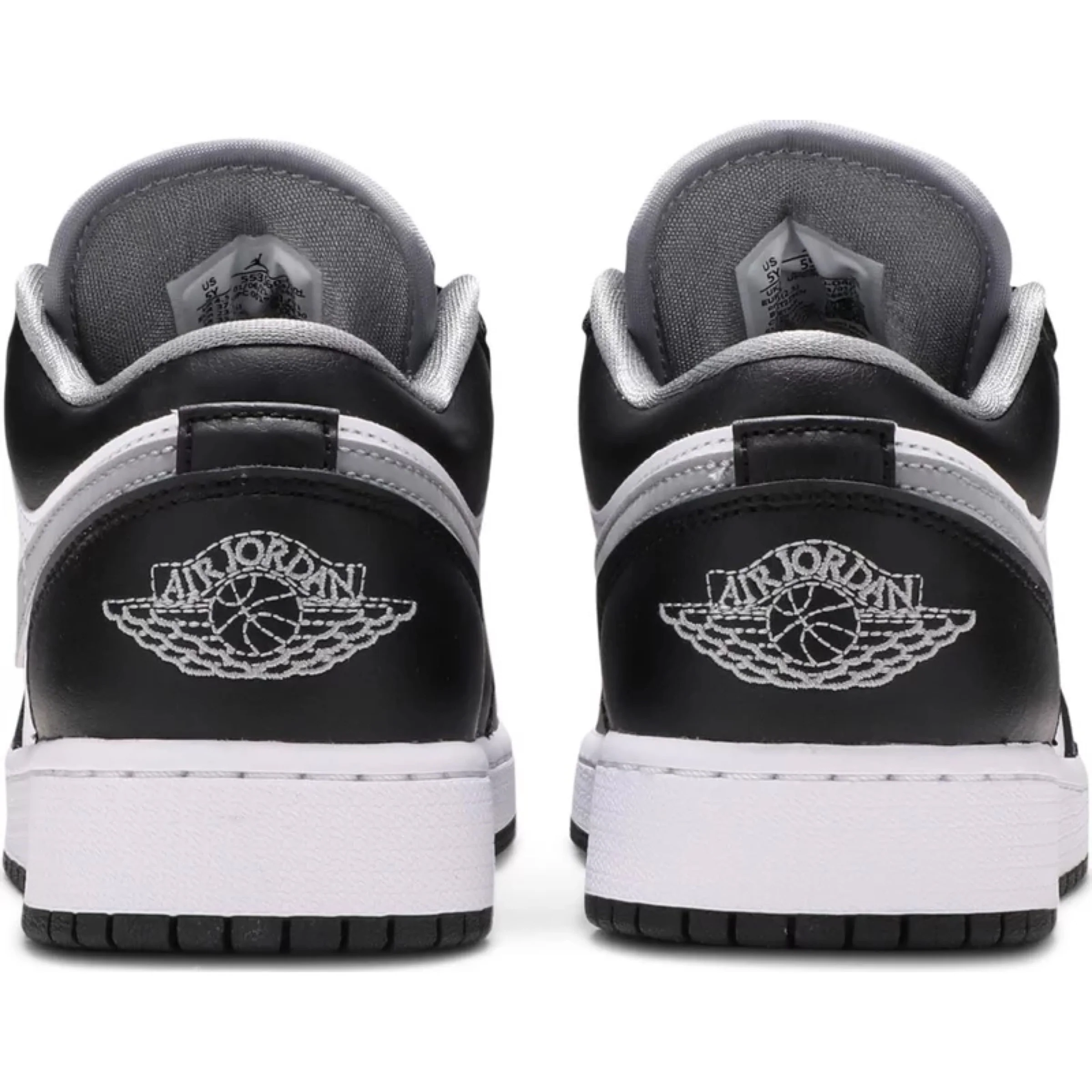 Air Jordan 1 Low 'Black White Grey' (GS) - Image 4
