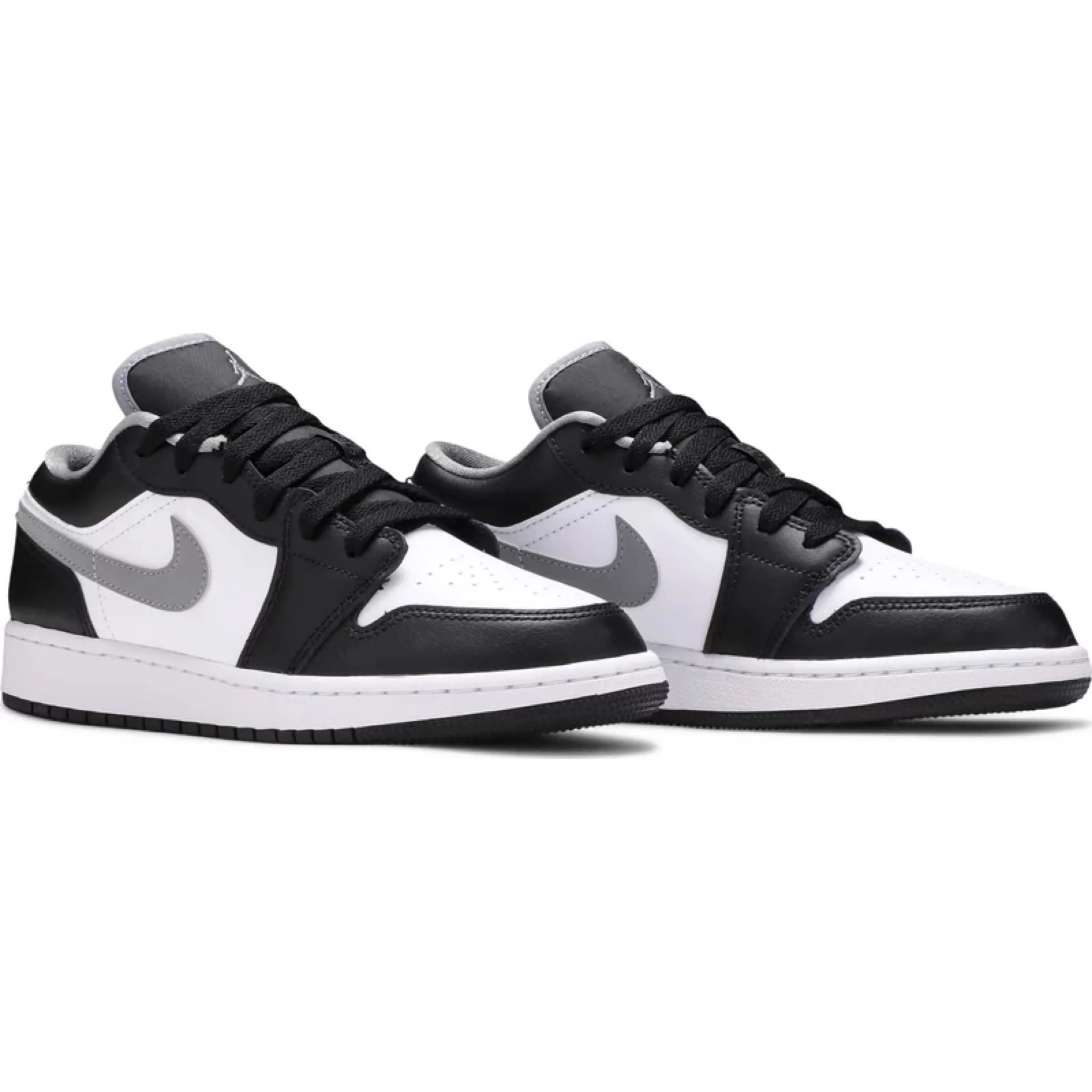 Air Jordan 1 Low 'Black White Grey' (GS) - Image 5