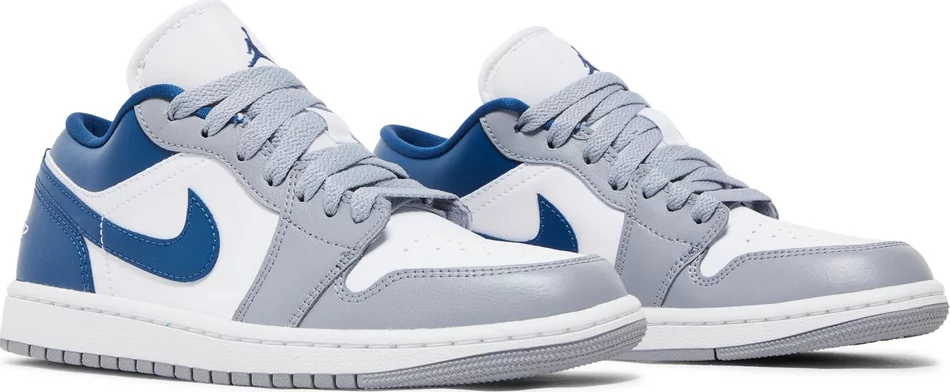 Air Jordan 1 Low 'Stealth French Blue' (Women's) - Image 5