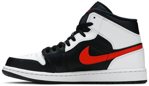 Air Jordan 1 Mid 'Black Chile Red White' - Image 2