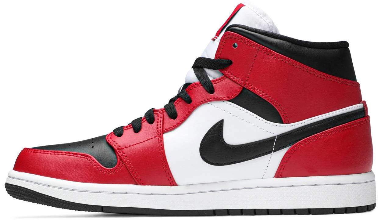 Air Jordan 1 Mid 'Chicago Black Toe' - Image 2