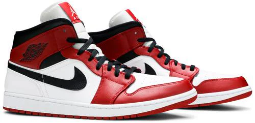 Air Jordan 1 Mid 'Chicago White Heel' (2020) - Image 5