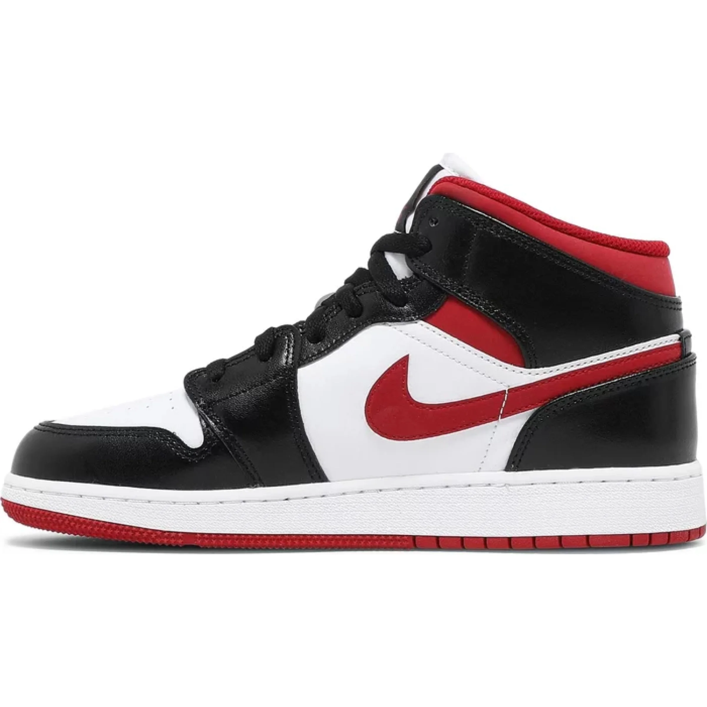 Air Jordan 1 Mid 'Gym Red Black White' (GS) - Image 2