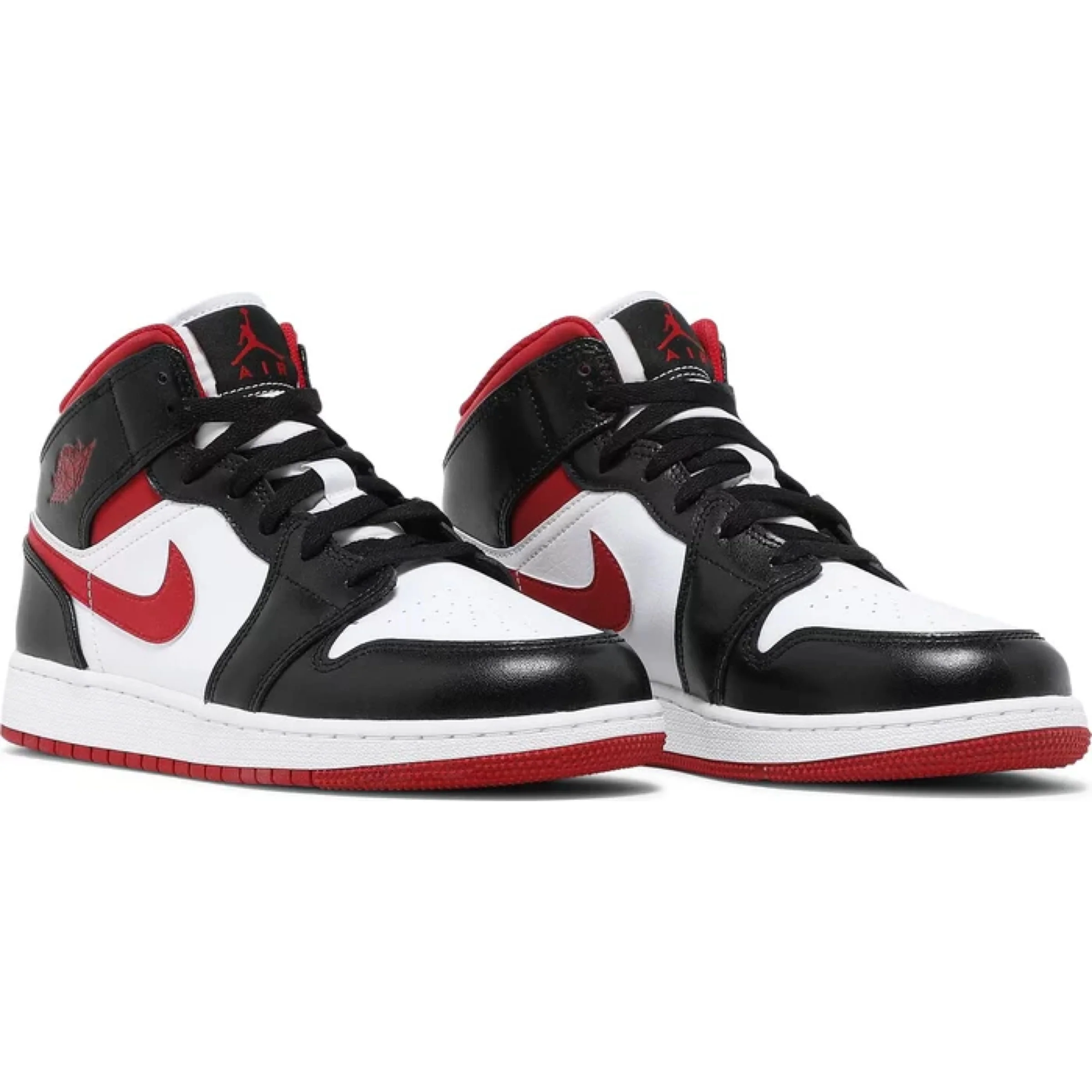 Air Jordan 1 Mid 'Gym Red Black White' (GS) - Image 5