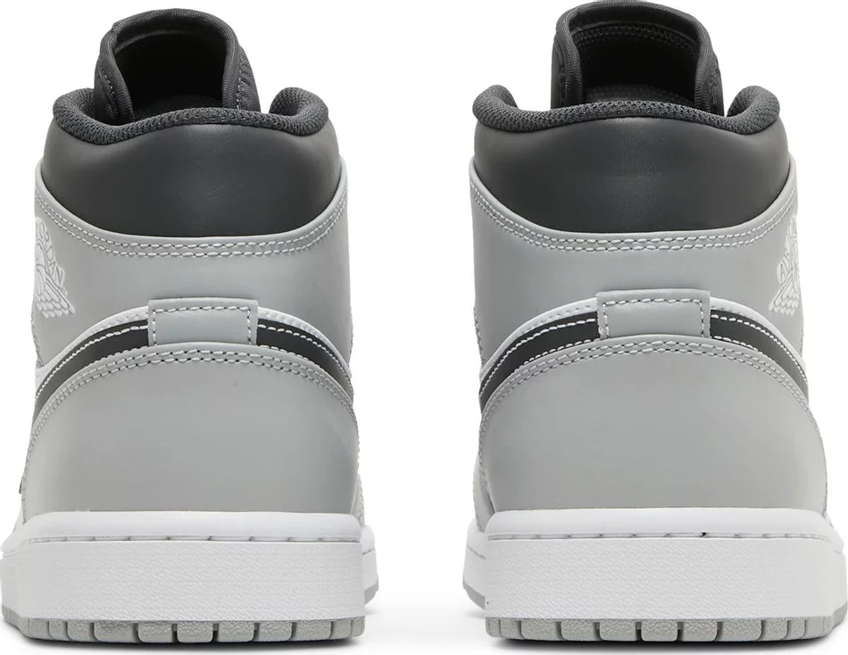 Air Jordan 1 Mid 'Light Smoke Grey Anthracite' - Image 4