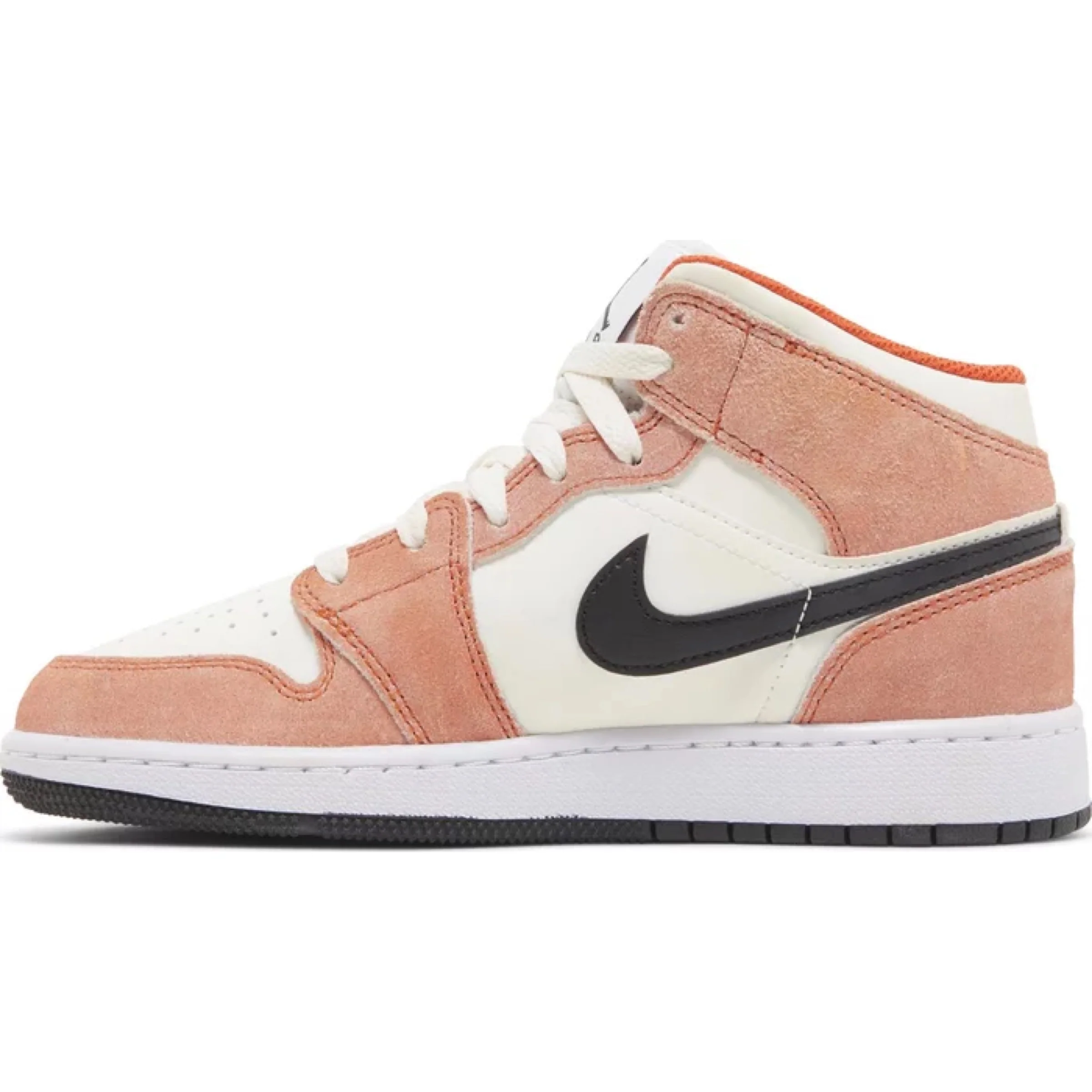 Air Jordan 1 Mid SE 'Orange Suede' (GS) - Image 2