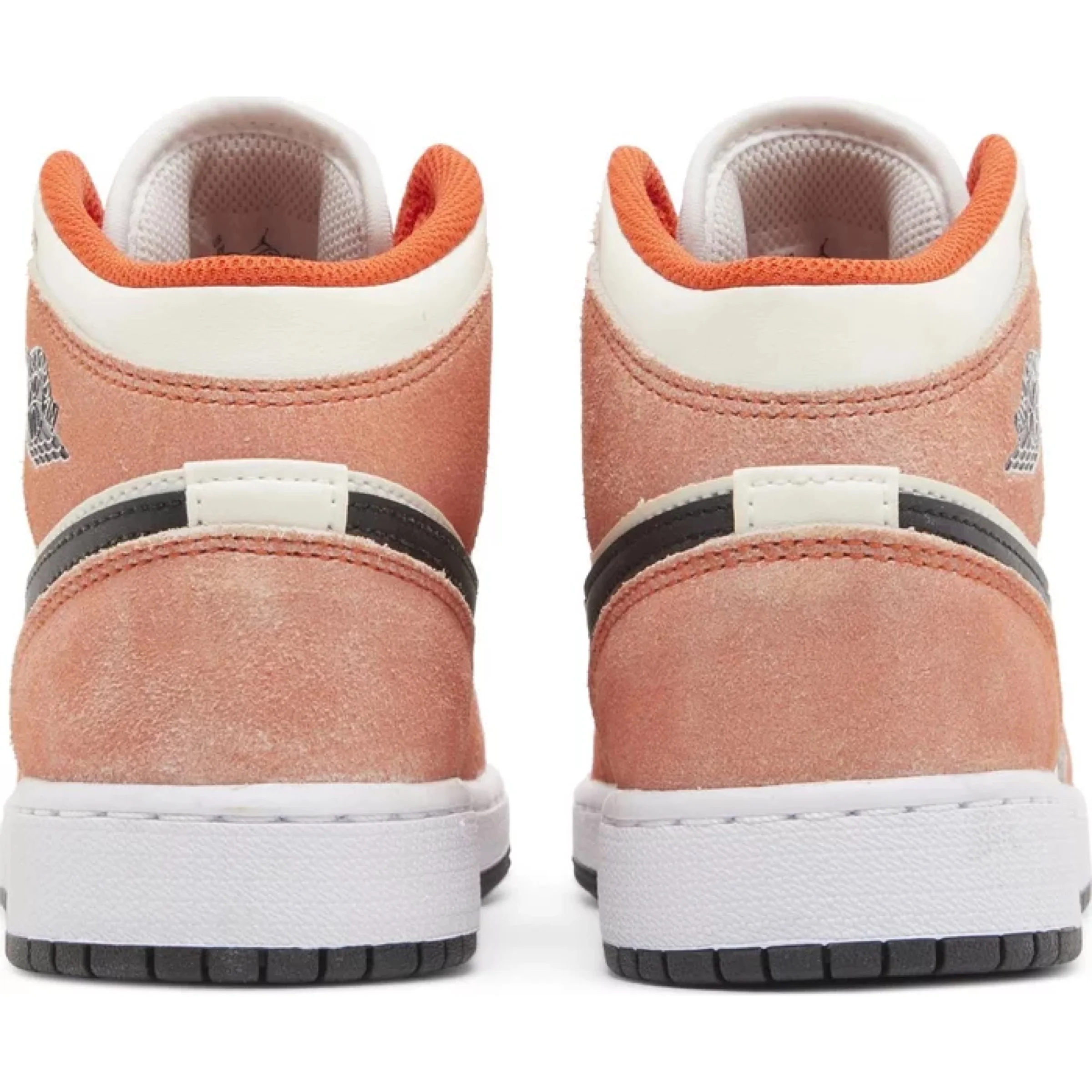 Air Jordan 1 Mid SE 'Orange Suede' (GS) - Image 4