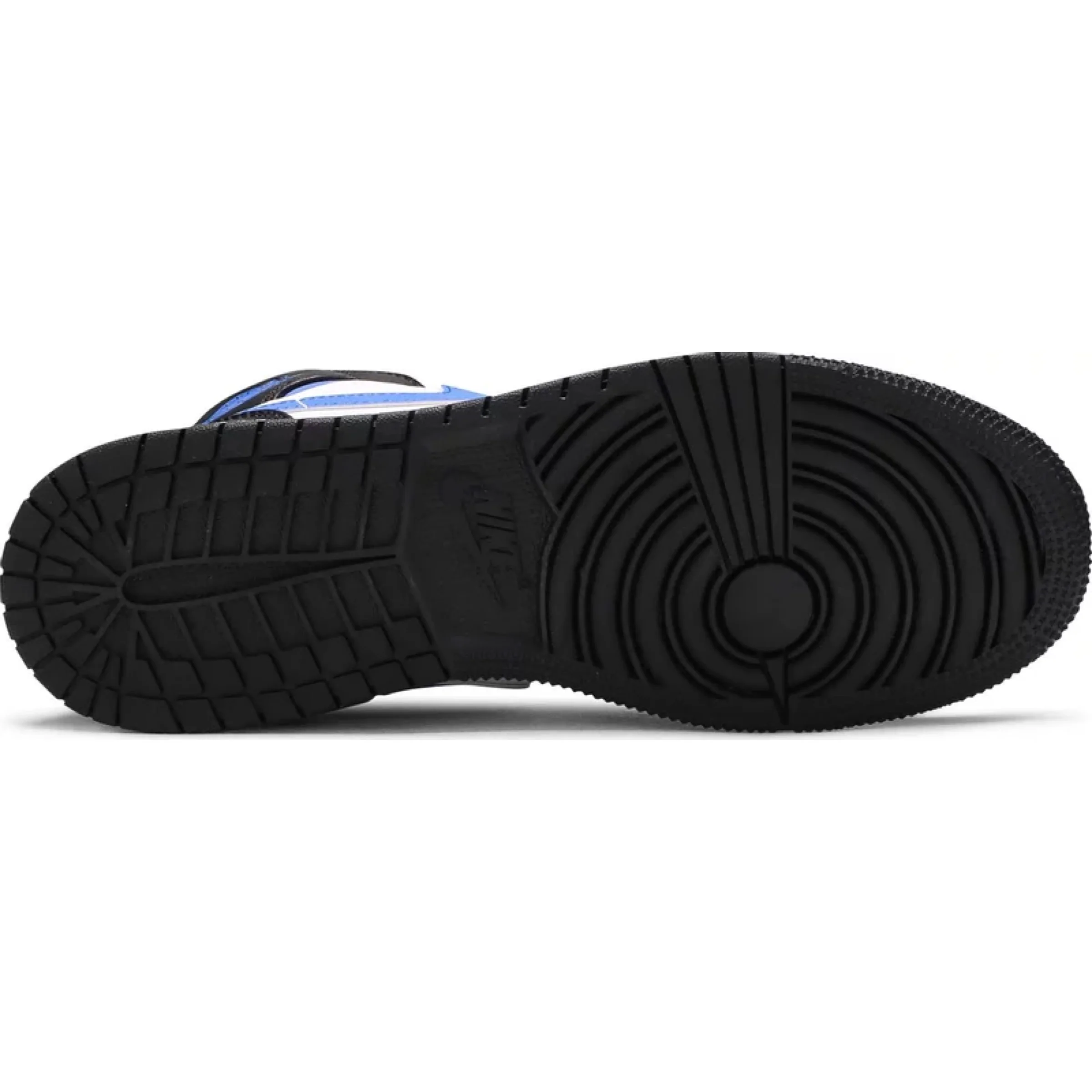 Air Jordan 1 Mid 'White Black Racer Blue' (GS) - Image 3