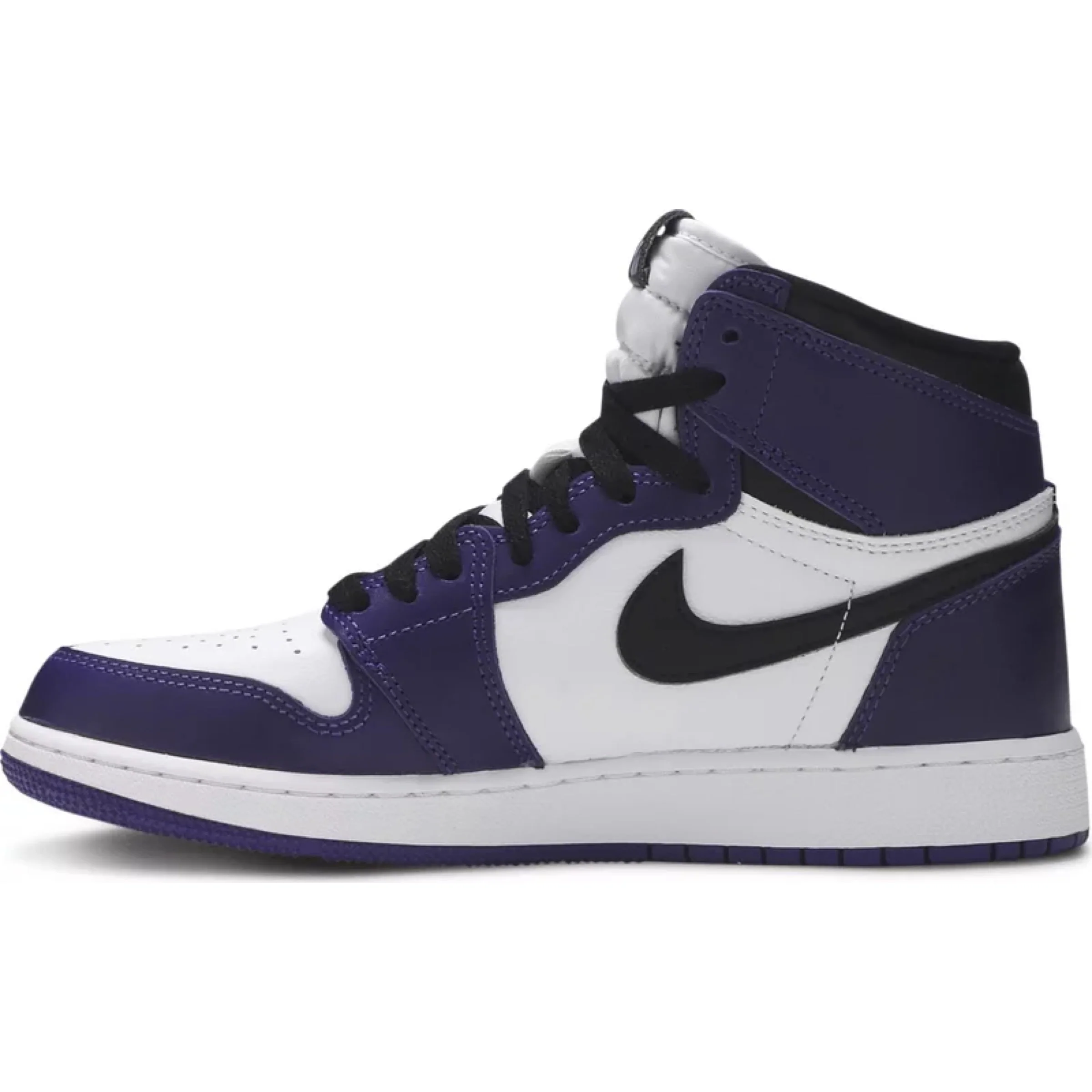 Air Jordan 1 Retro High 'Court Purple White' (GS) - Image 2