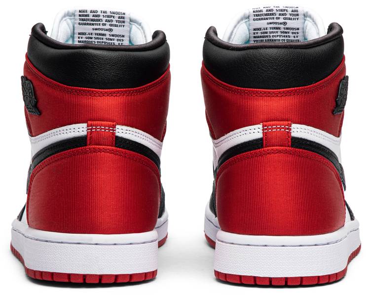 Air Jordan 1 Retro High 'Satin Black Toe' (Women's) - Image 4