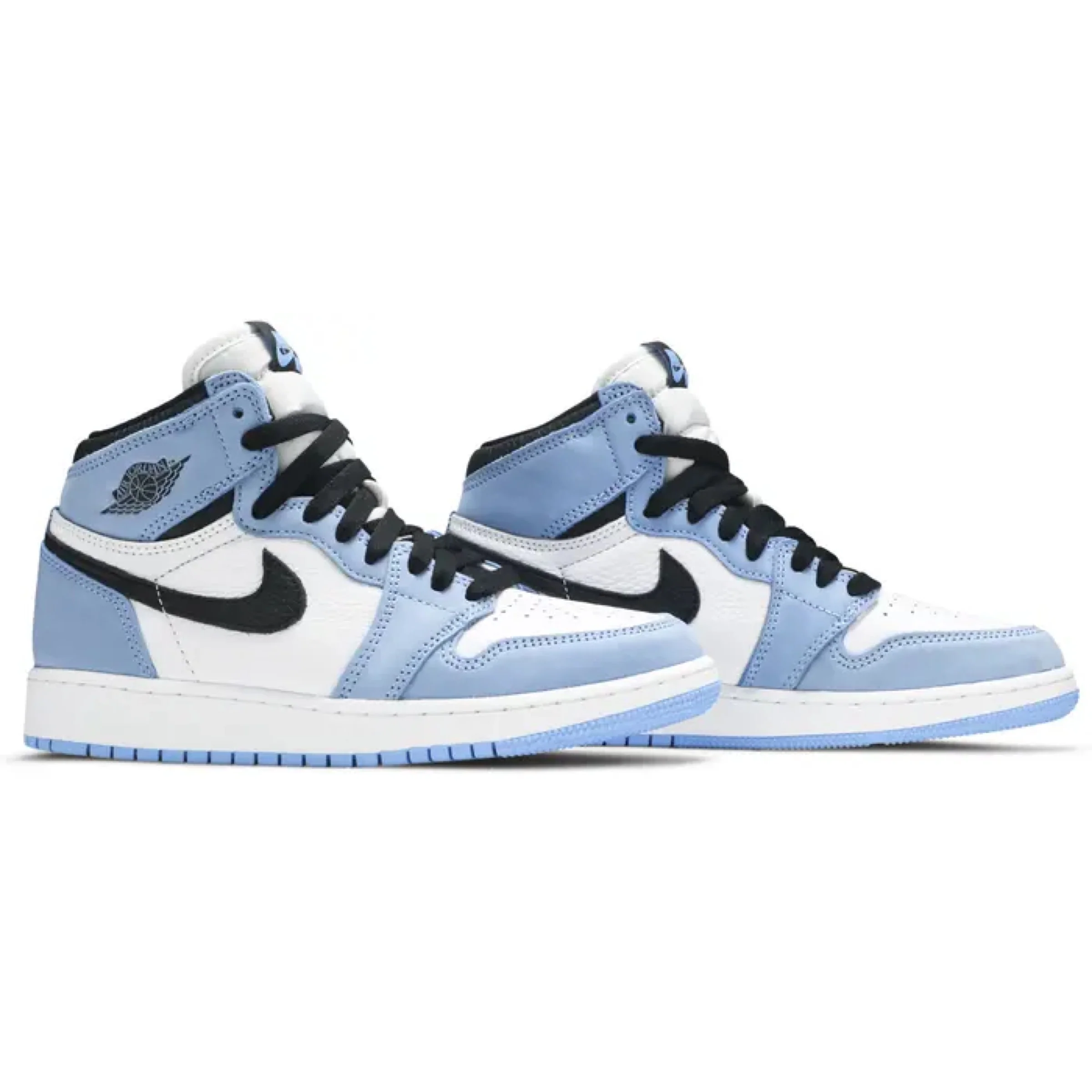 Air Jordan 1 Retro High 'White University Blue Black' (GS) - Image 5