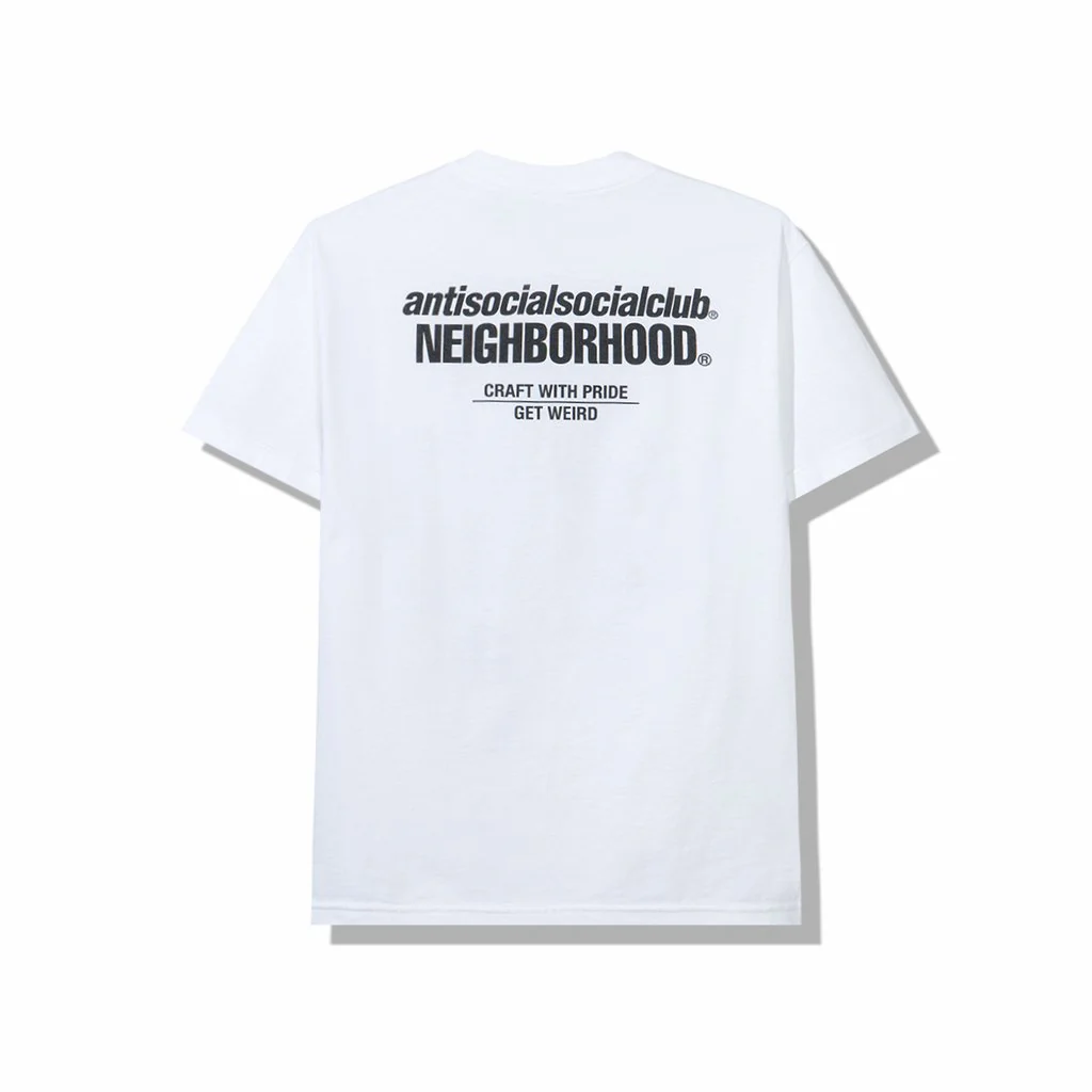 ASSC x Neighborhood Cambered Tee - White - Image 3