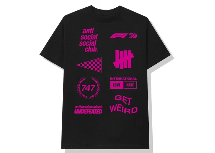 ASSC x UNDFTD x F1 Tee - Black - Image 2