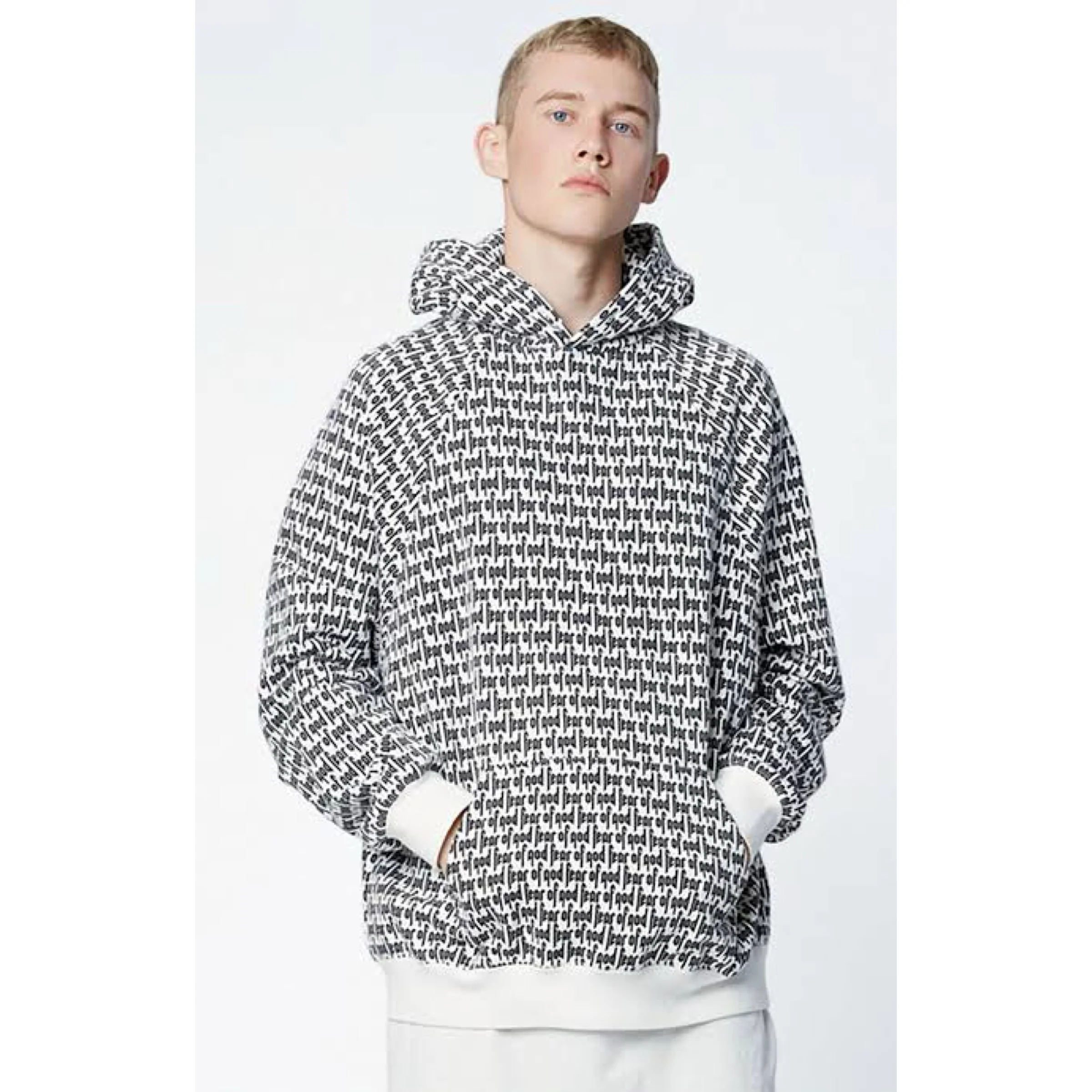 FEAR OF GOD All Over Print Hoodie (Collection Two) - Image 2