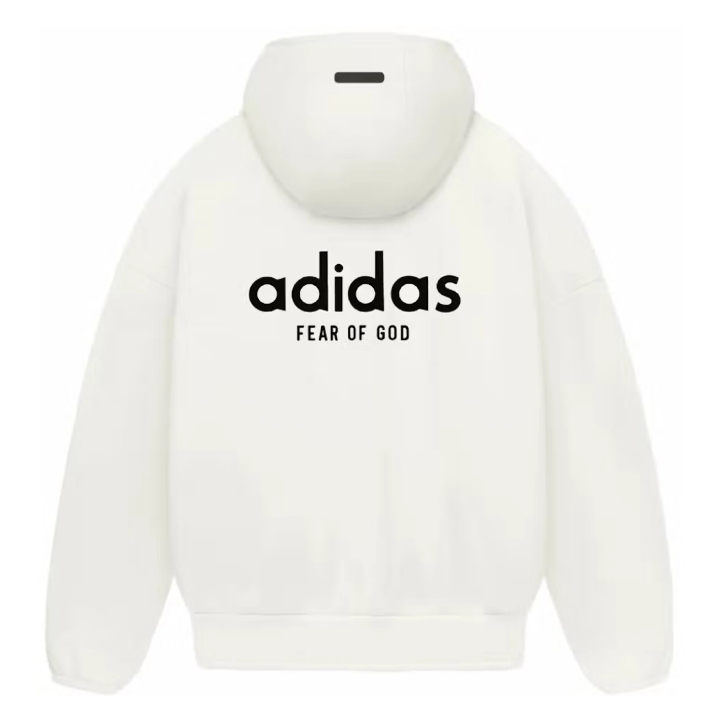 FEAR OF GOD Athletics Heavy Fleece Hoodie - Cream/White - Image 2