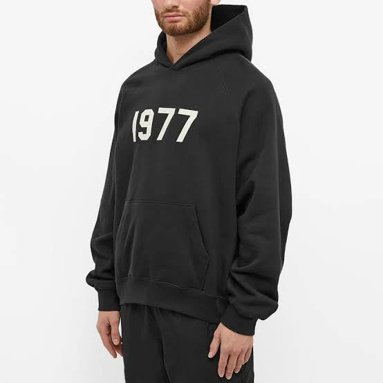 FEAR OF GOD ESSENTIALS 1977 Pull-Over Hoodie - Iron (SS22) - Image 3
