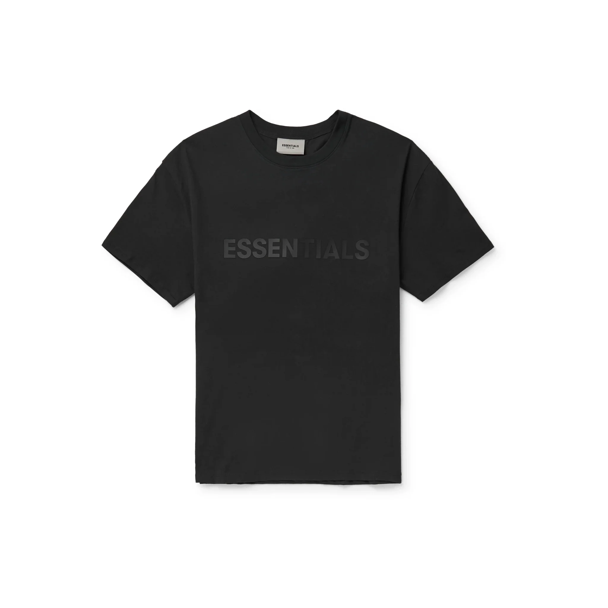FEAR OF GOD ESSENTIALS 3D Silicon Applique T-Shirt - Black - Image 4