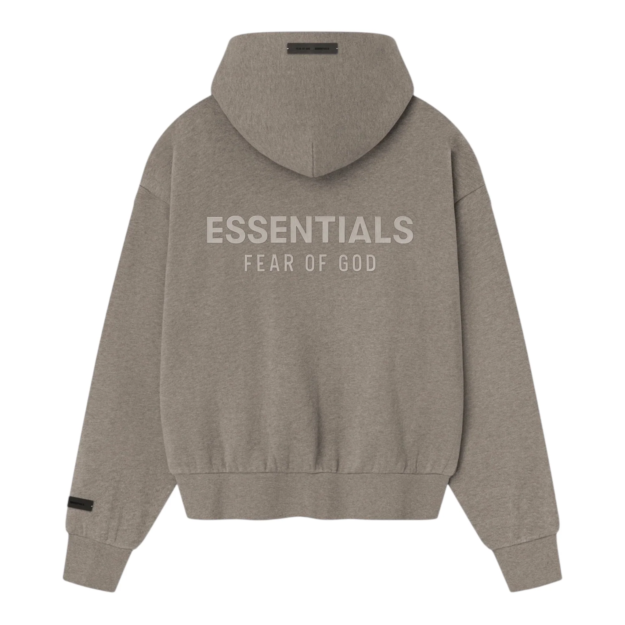 FEAR OF GOD ESSENTIALS Classic Fleece Zip-Up Hoodie - Homestead Heather (SS25) - Image 2