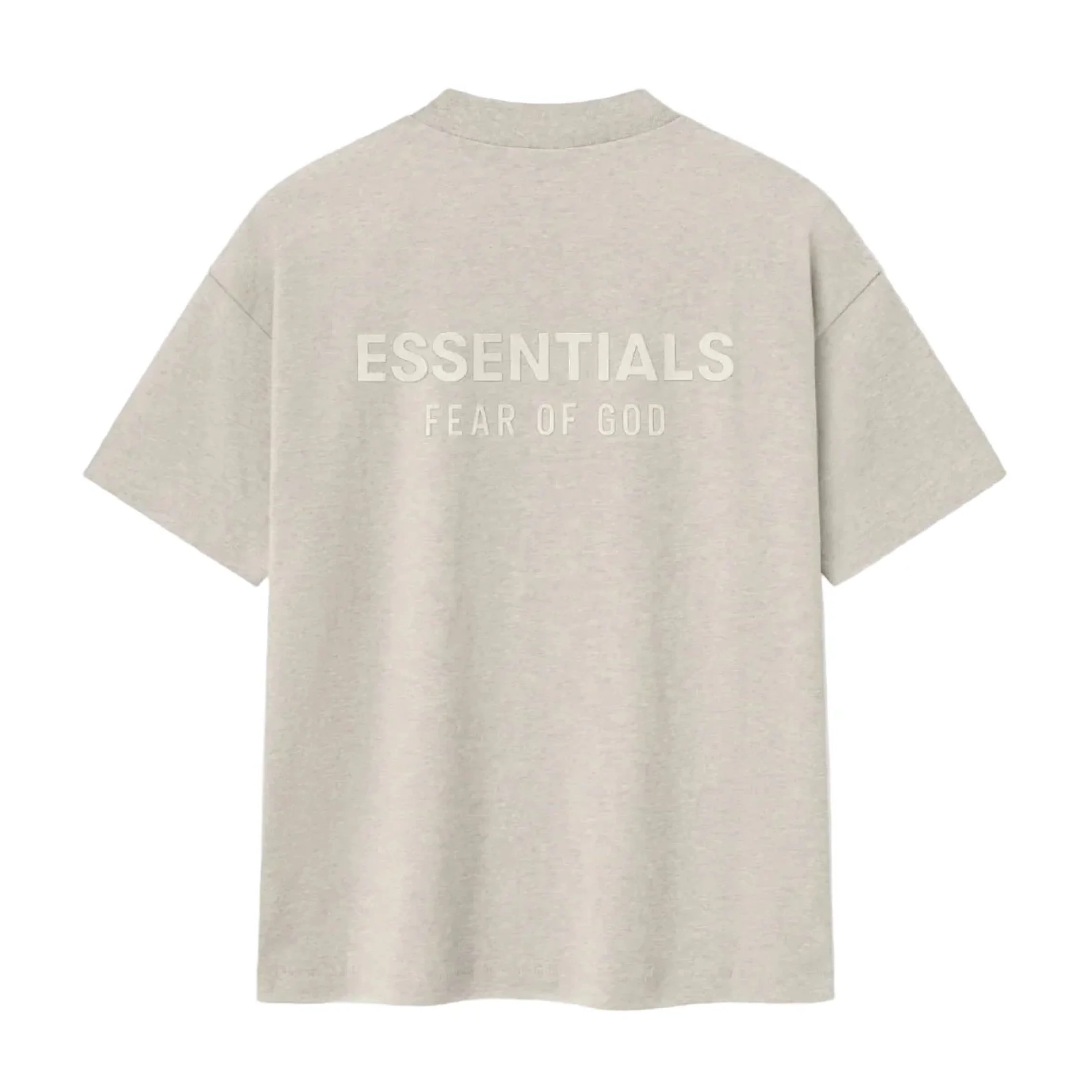 FEAR OF GOD ESSENTIALS Classic T-Shirt - Heather Stone (SS25) - Image 2