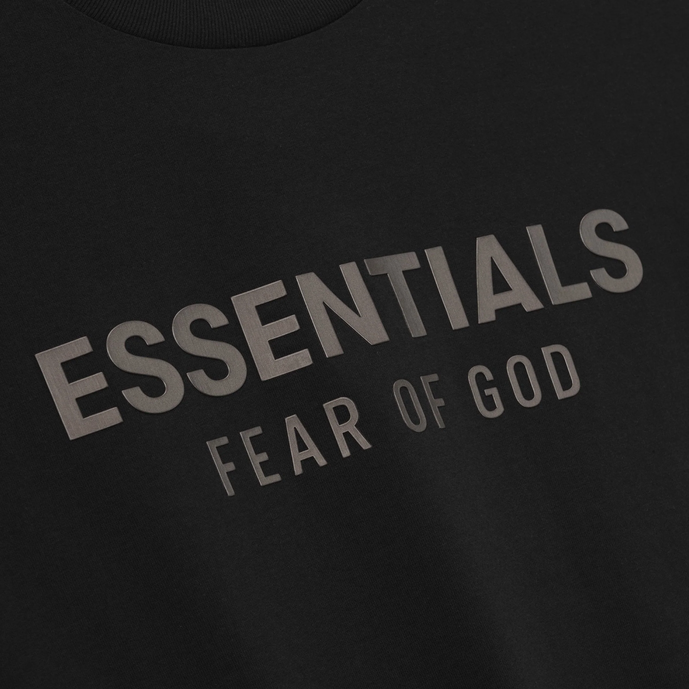 FEAR OF GOD ESSENTIALS Classic T-Shirt - Jet Black (SS25) - Image 3