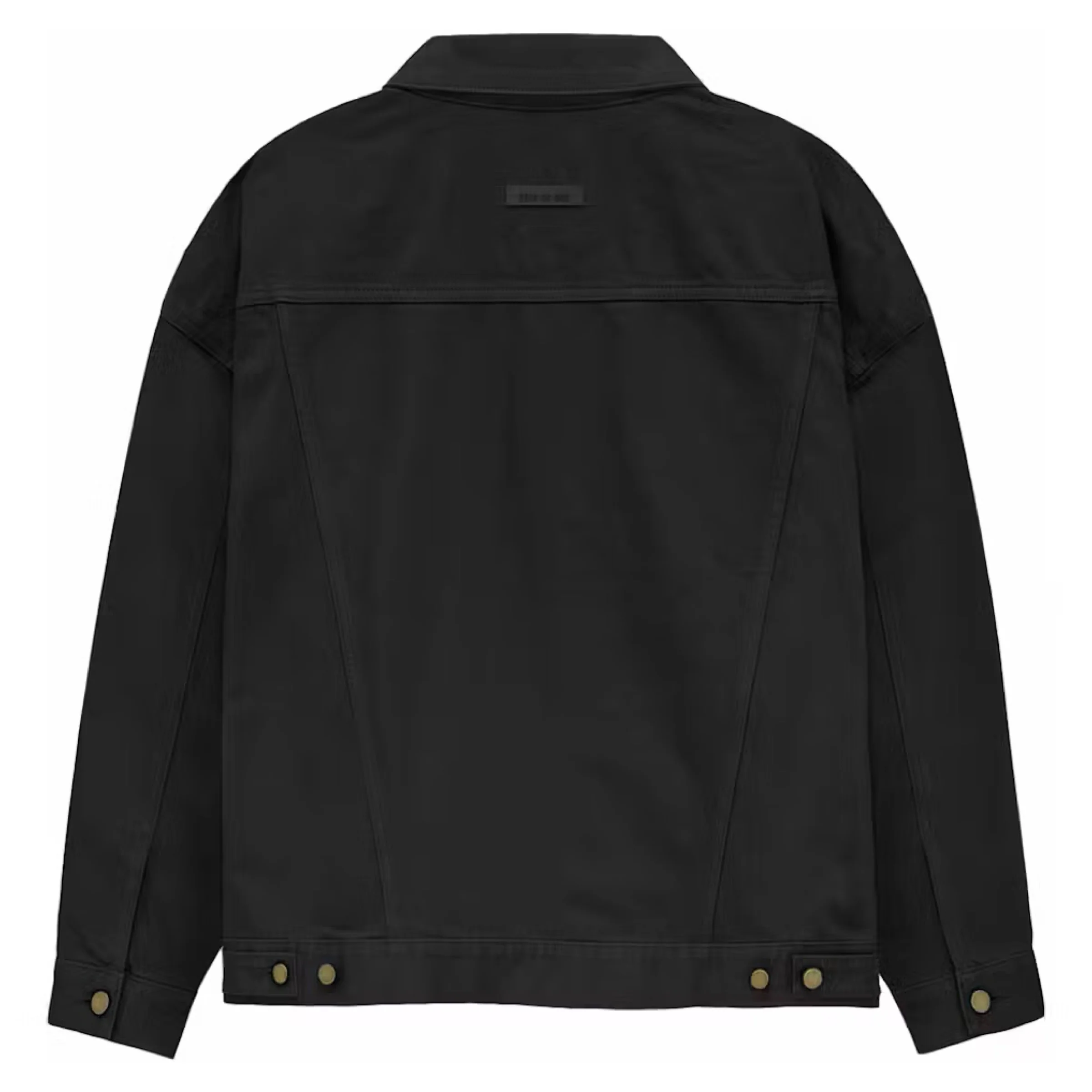 FEAR OF GOD ESSENTIALS Denim Jacket - Jet Black (FW23) - Image 2