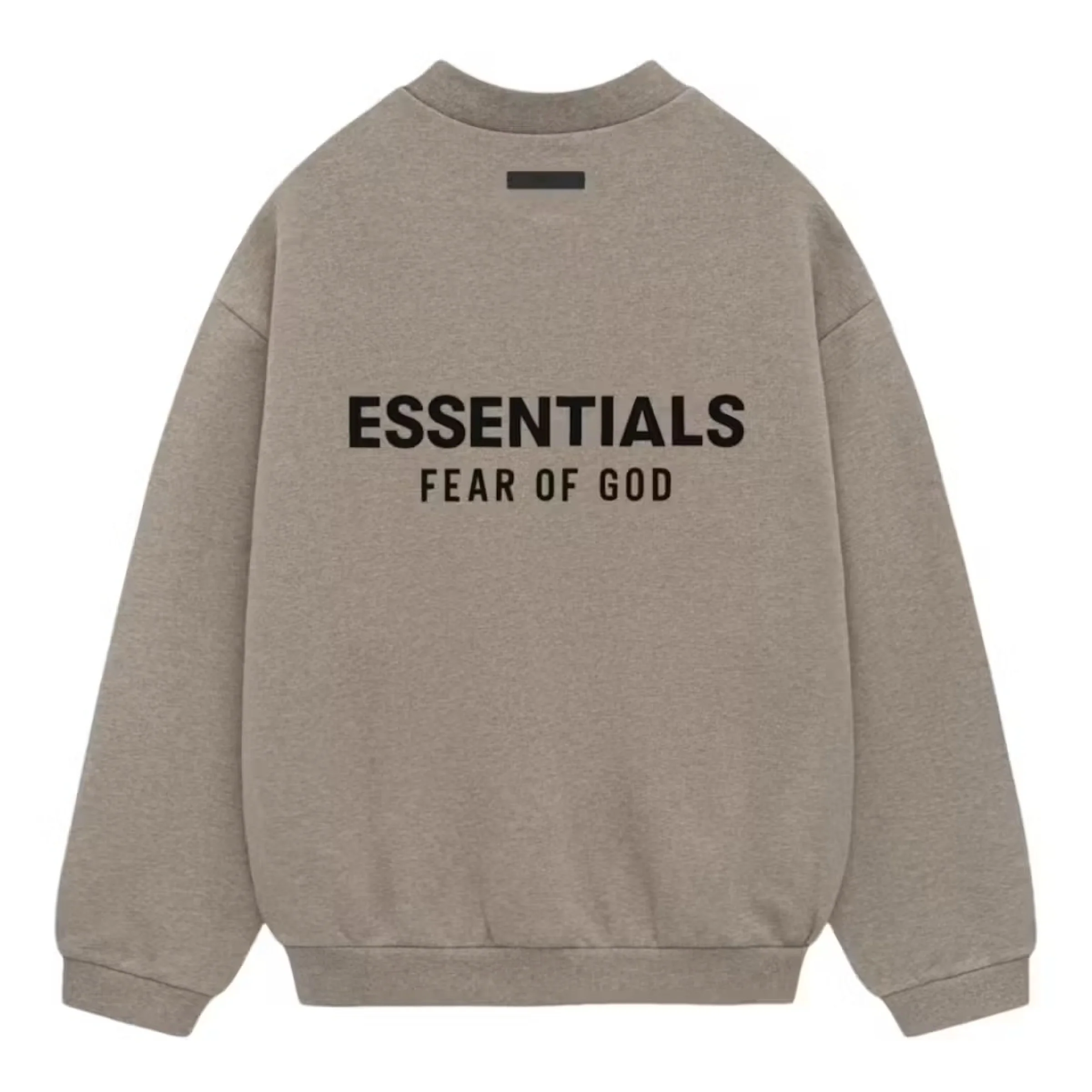 FEAR OF GOD ESSENTIALS Fleece Crewneck - Dark Heather Grey (Holiday 2024) - Image 2