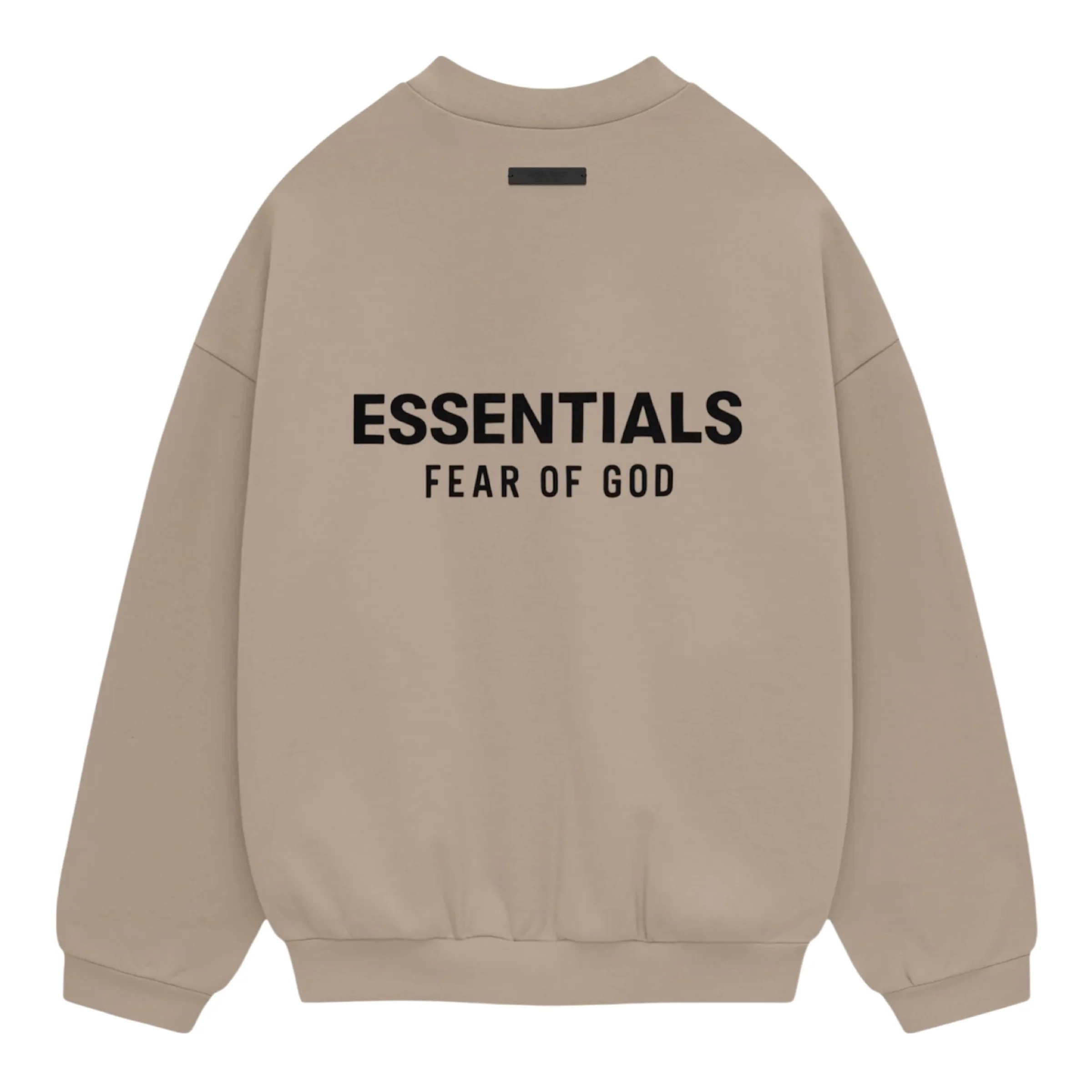 FEAR OF GOD ESSENTIALS Fleece Crewneck - Desert Sand (Holiday 2024) - Image 2