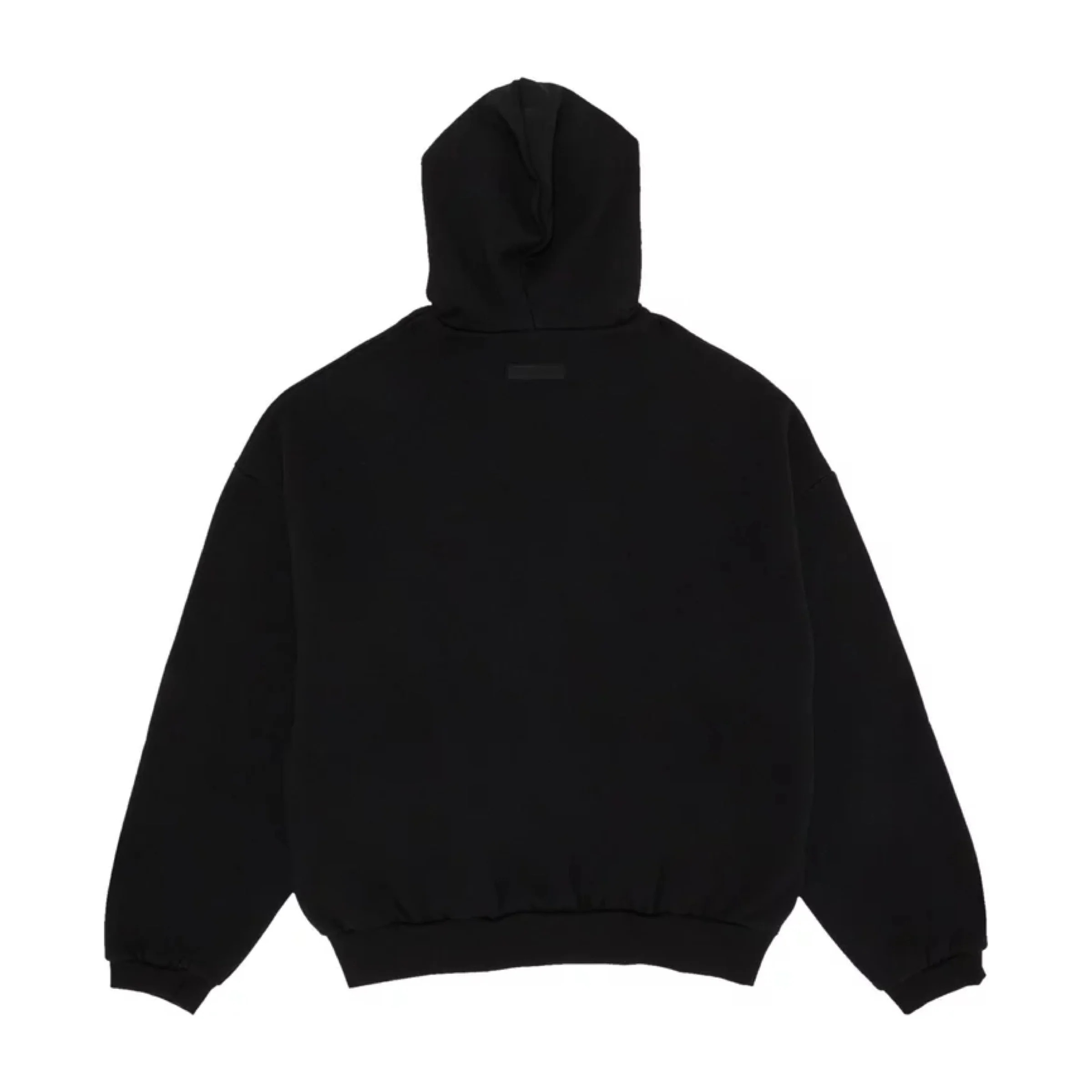 FEAR OF GOD ESSENTIALS Hoodie - Jet Black/Jet Black (SS24) - Image 2