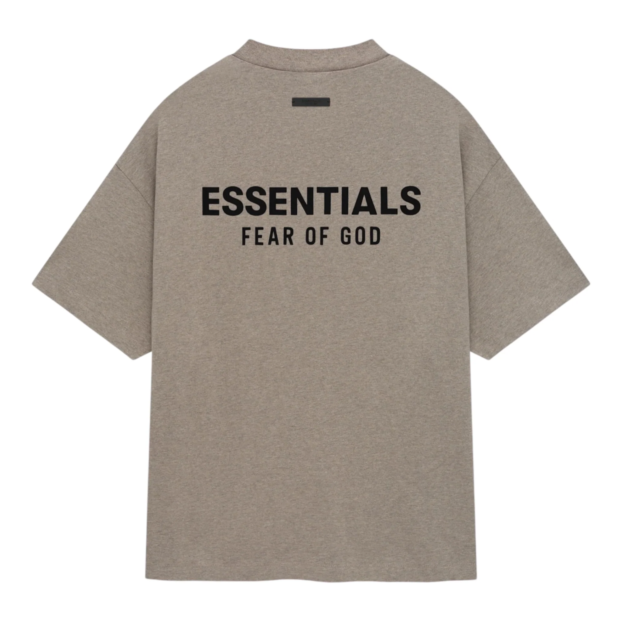 FEAR OF GOD ESSENTIALS Jersey Crewneck T-Shirt - Dark Heather Grey (Holiday 2024) - Image 2