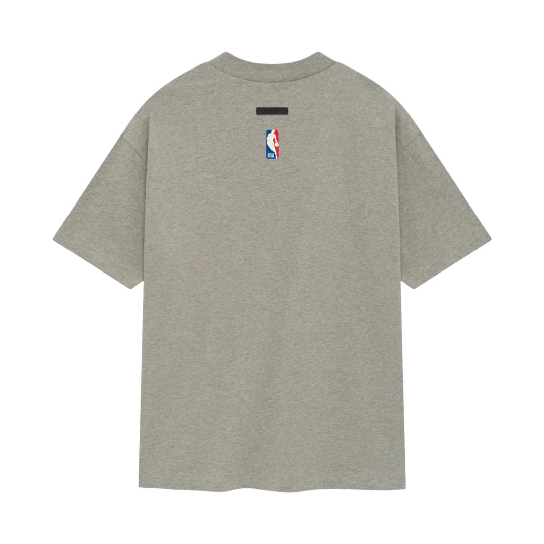 FEAR OF GOD ESSENTIALS Lakers T-Shirt - Warm Heather (NBA Collection) - Image 2