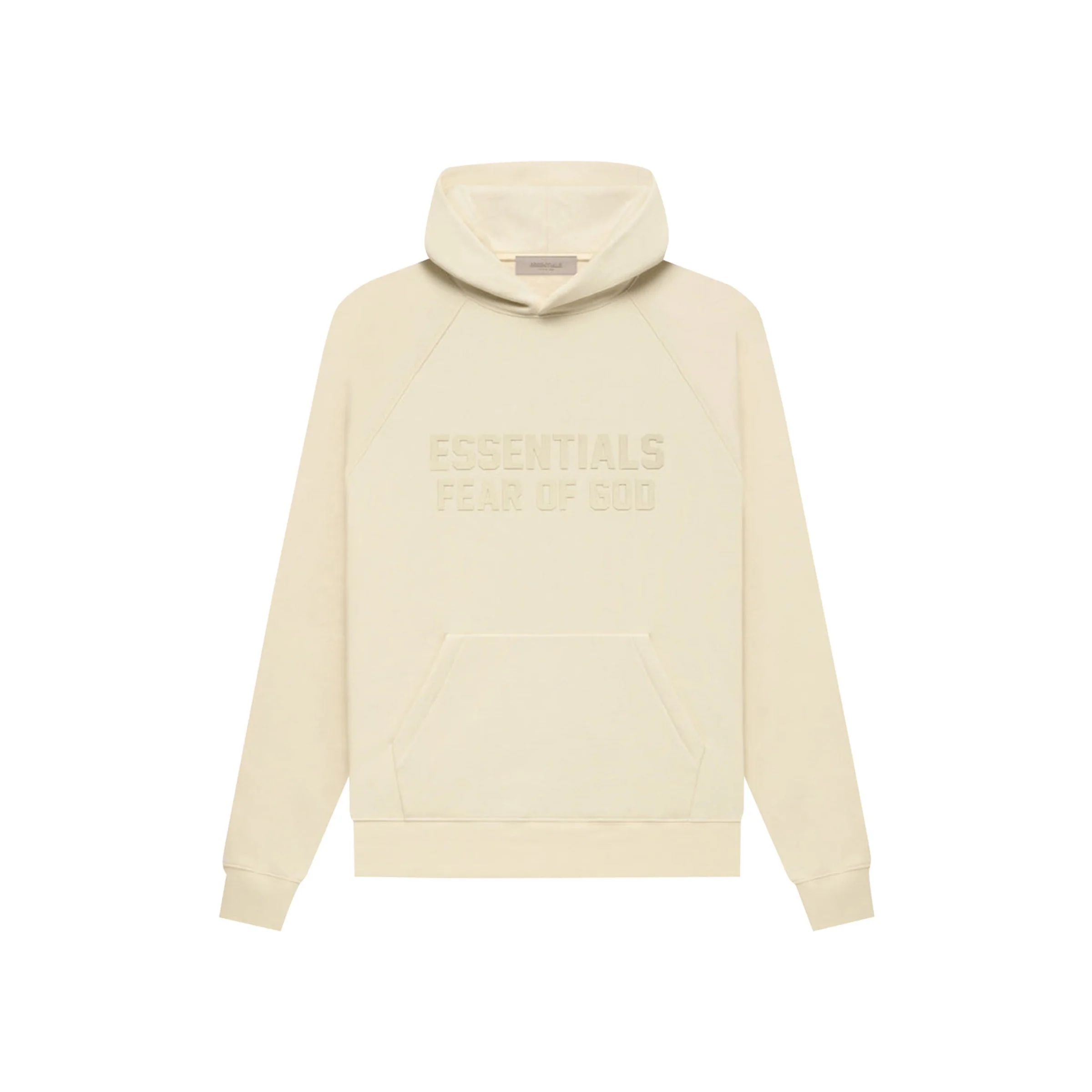FEAR OF GOD ESSENTIALS Pull-Over Hoodie - Egg Shell (Fall 22)