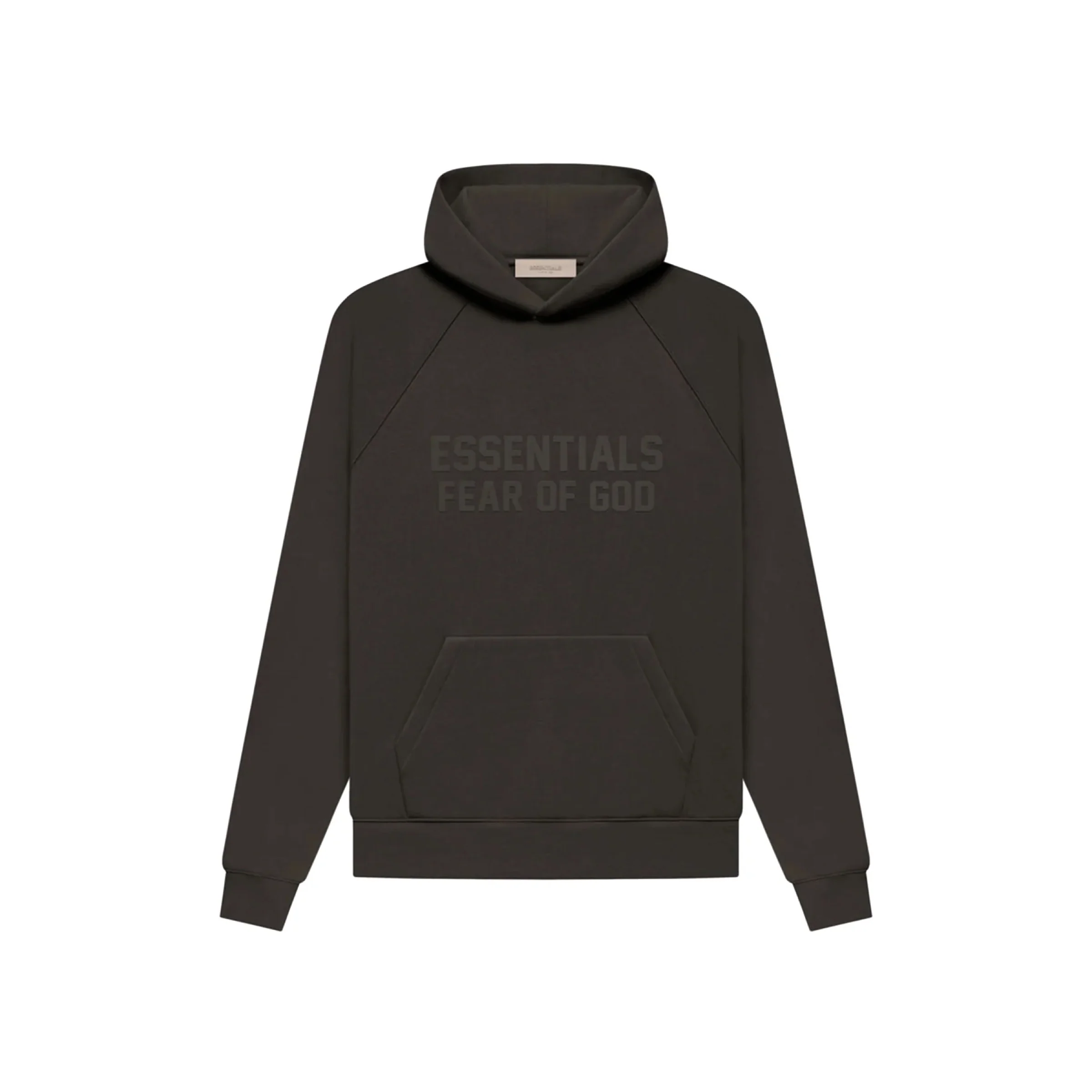 FEAR OF GOD ESSENTIALS Pull-Over Hoodie - Off Black (Fall 22)