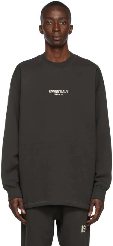 FEAR OF GOD ESSENTIALS Relaxed Crewneck - Iron (SS22) - Image 3