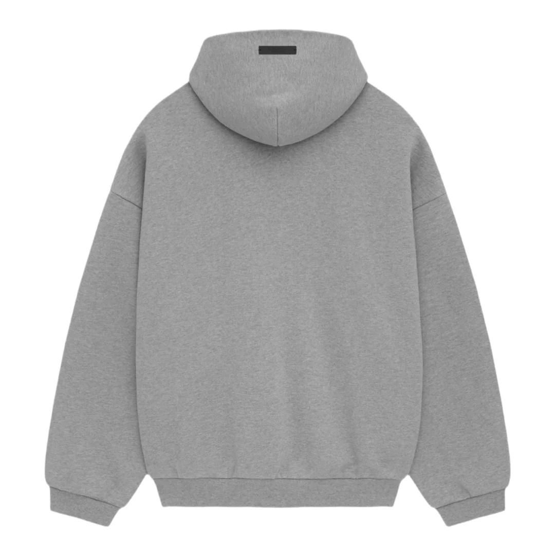 FEAR OF GOD ESSENTIALS State Fleece Hoodie - Dark Heather (FW24) - Image 2
