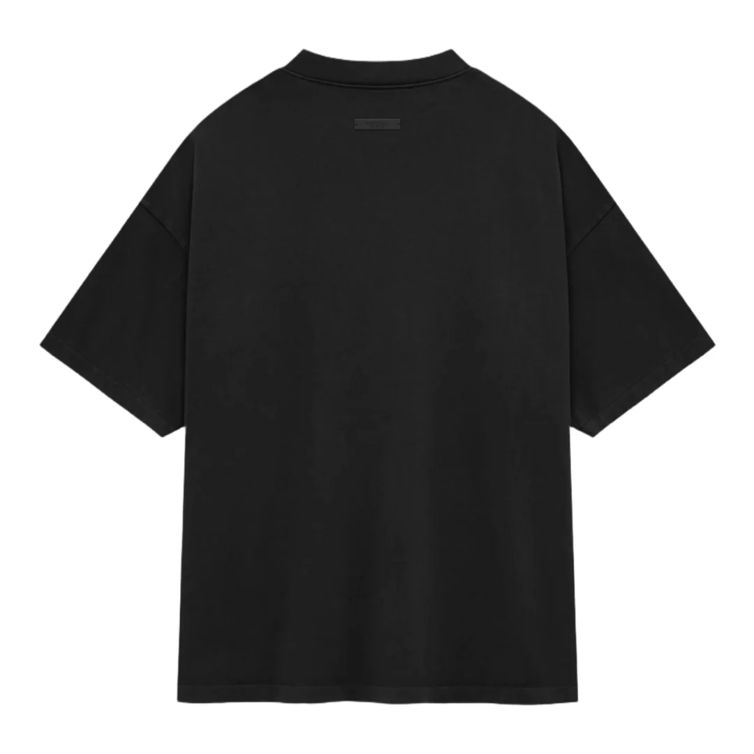 FEAR OF GOD ESSENTIALS State Heavy Jersey T-Shirt - Black (FW24) - Image 2