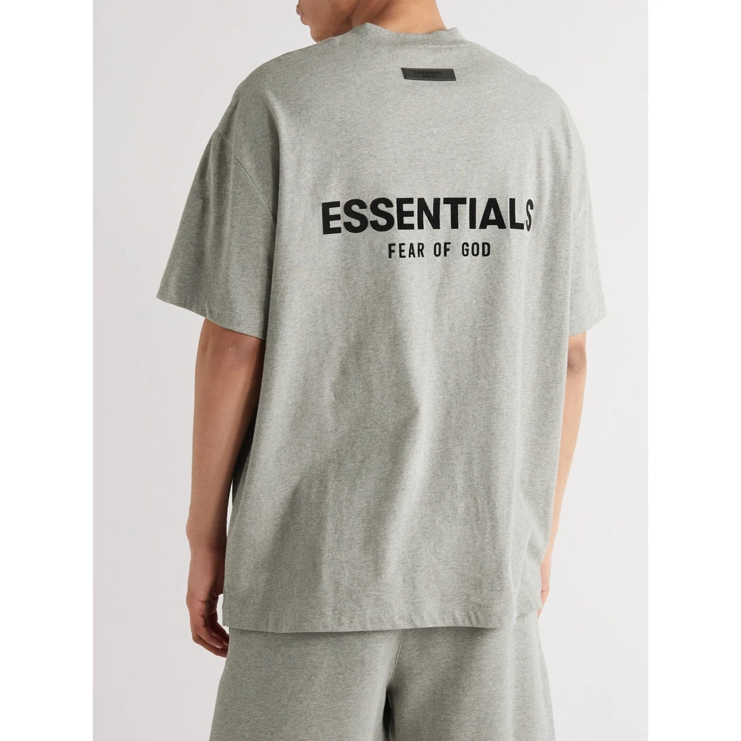 FEAR OF GOD ESSENTIALS T-Shirt - Dark Oatmeal (SS22 Core Collection) - Image 4