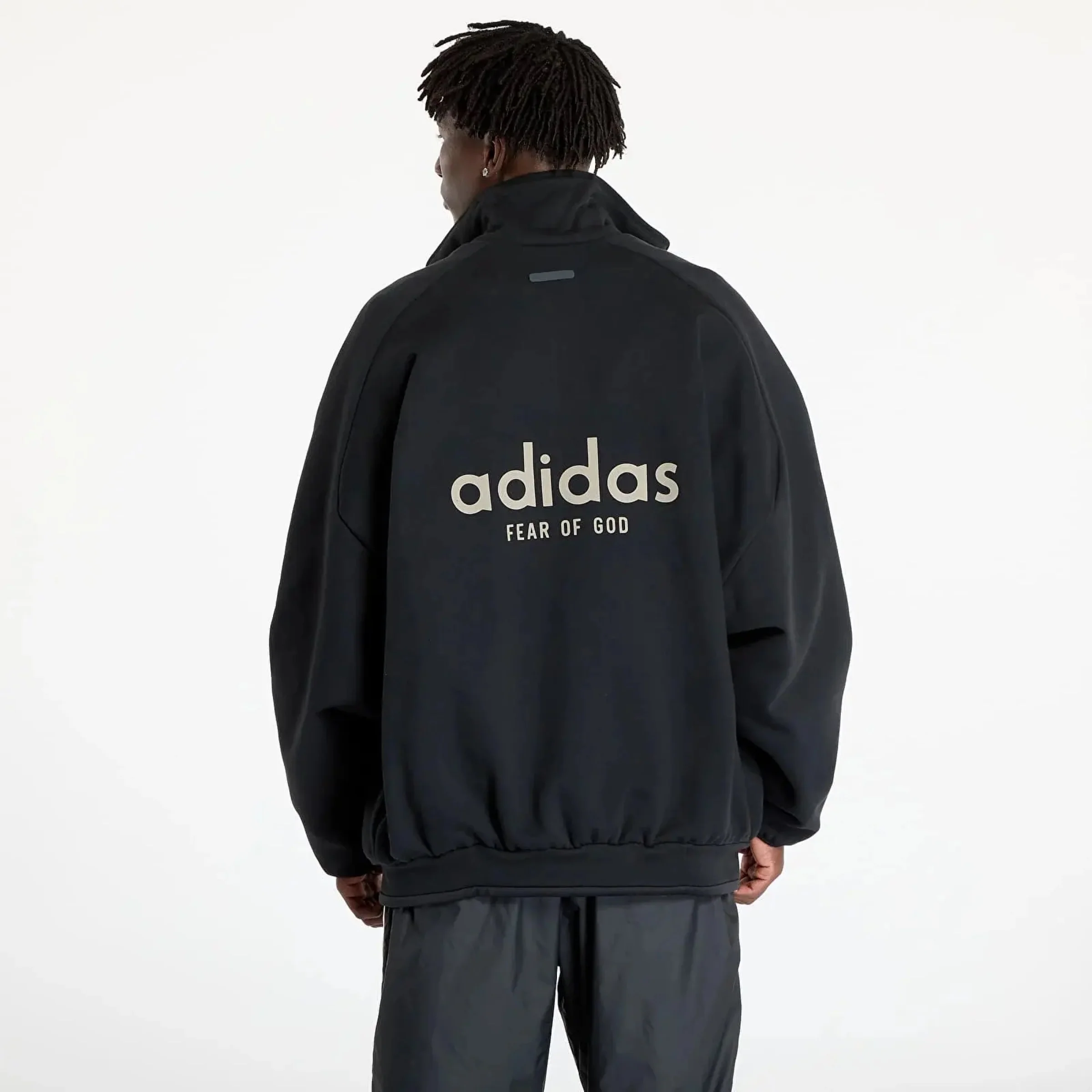 FEAR OF GOD x Adidas Athletics Full Zip Track Jacket  - Black - Image 3