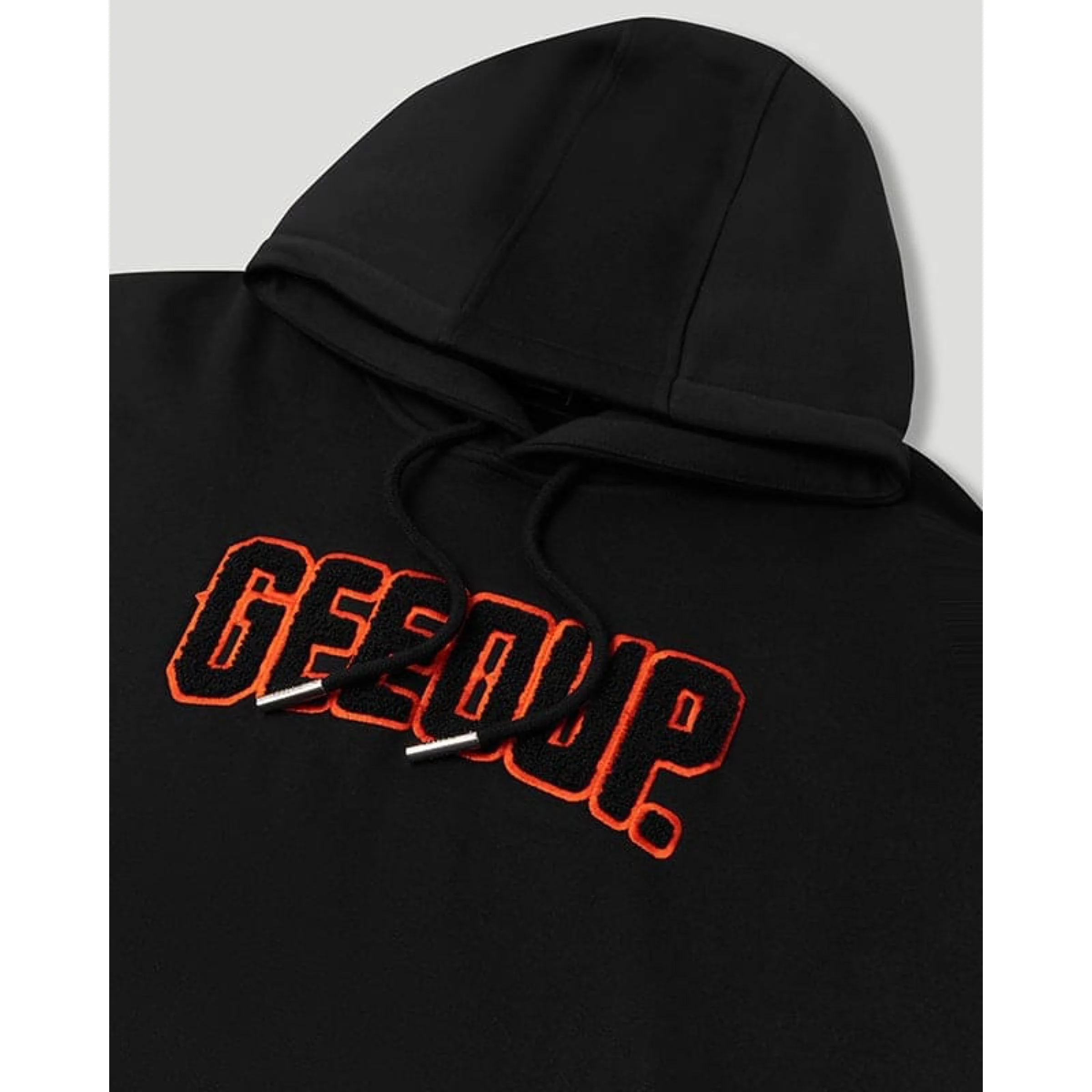 GEEDUP PFK Hoodie - Black/Black Orange - Image 3