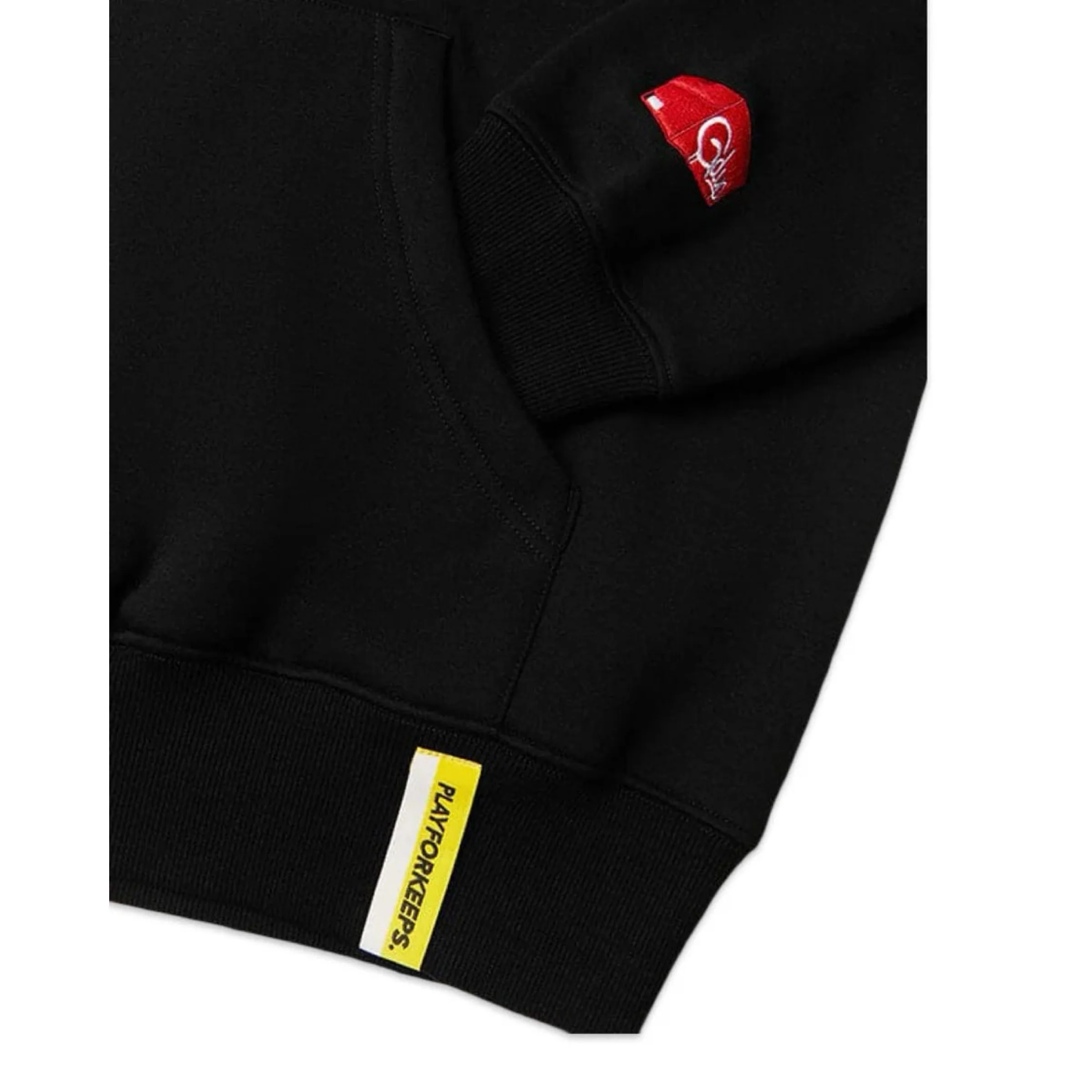 GEEDUP PFK x Footlocker Hoodie - Black/Turbo Green/White - Image 5