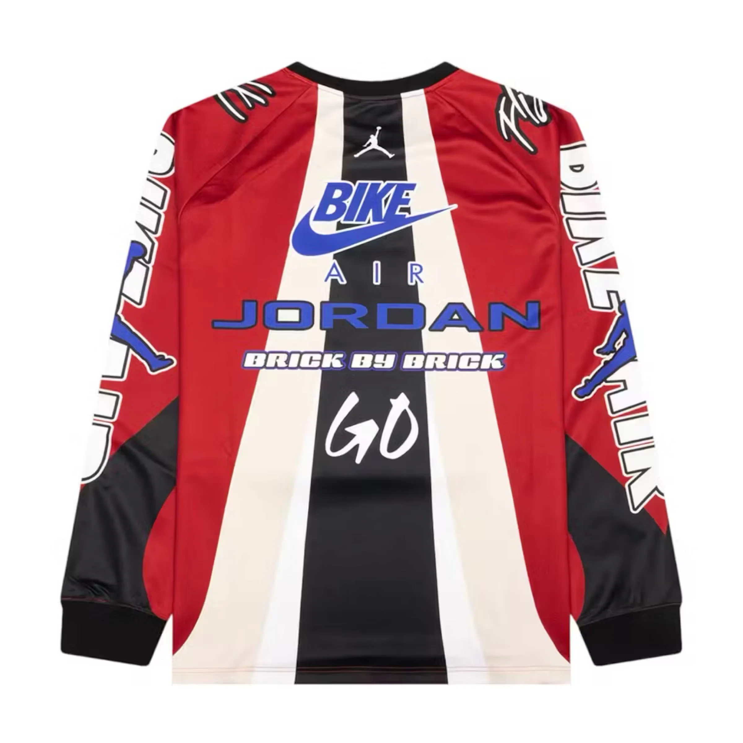 Jordan x Nigel Sylvester BMX Jersey - Cinnabar - Image 2