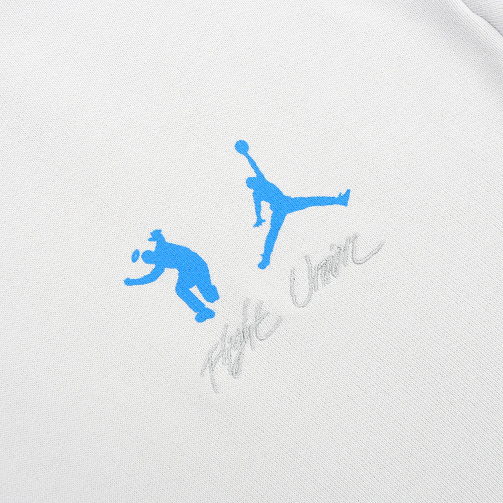 Jordan x Union M J FLC Hoodie - Photon Dust - Image 6