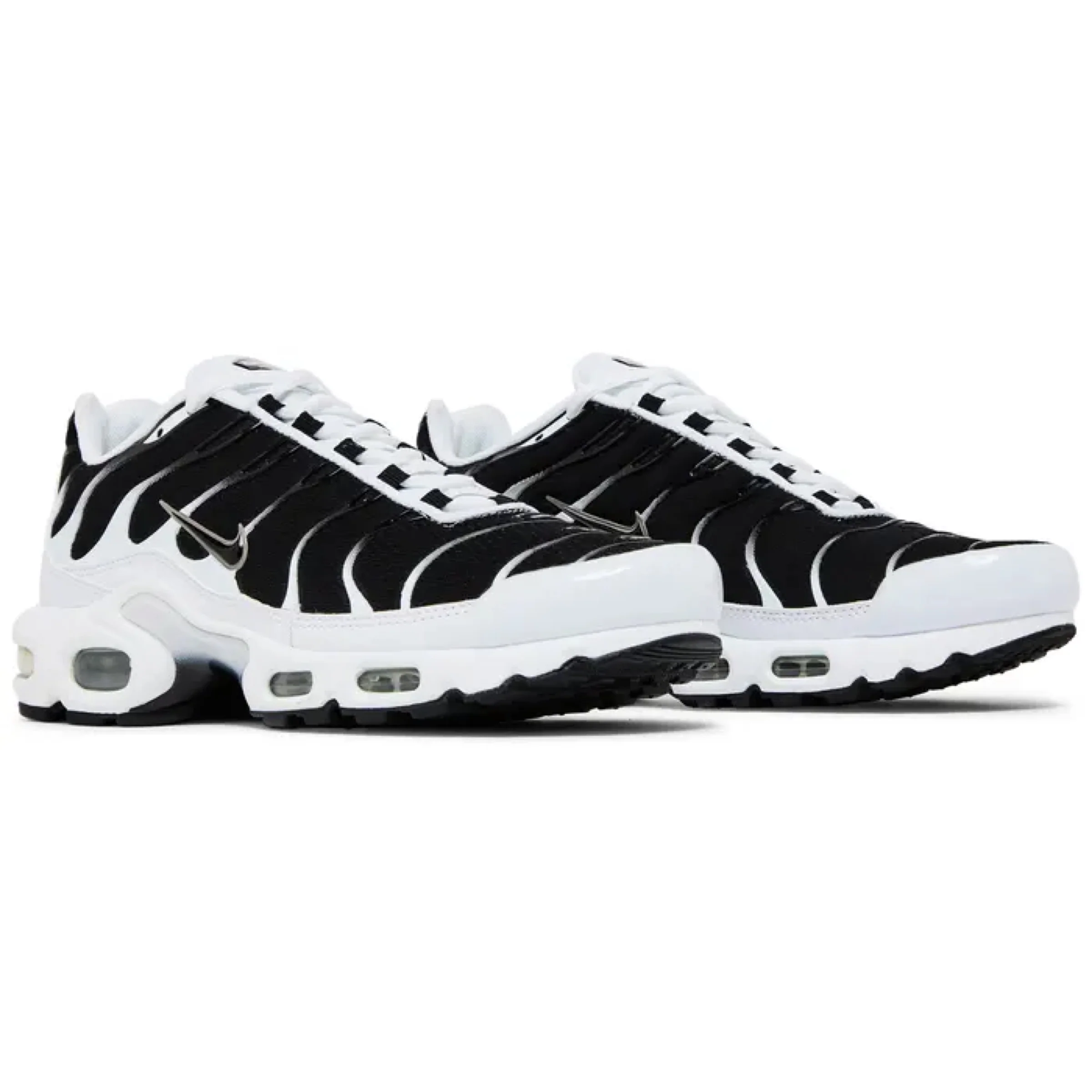 Nike Air Max Plus 'White Black Metallic Pewter' - Image 5