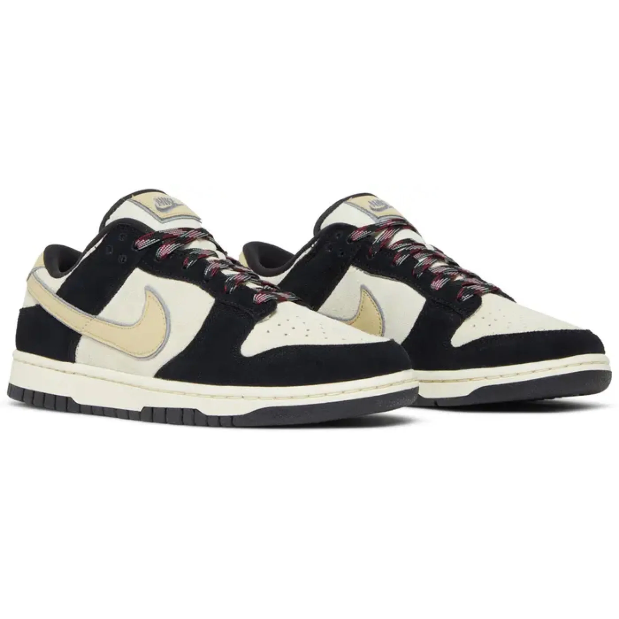 Nike Dunk Low LX 'Black Suede Team Gold' (Women's) - Image 5