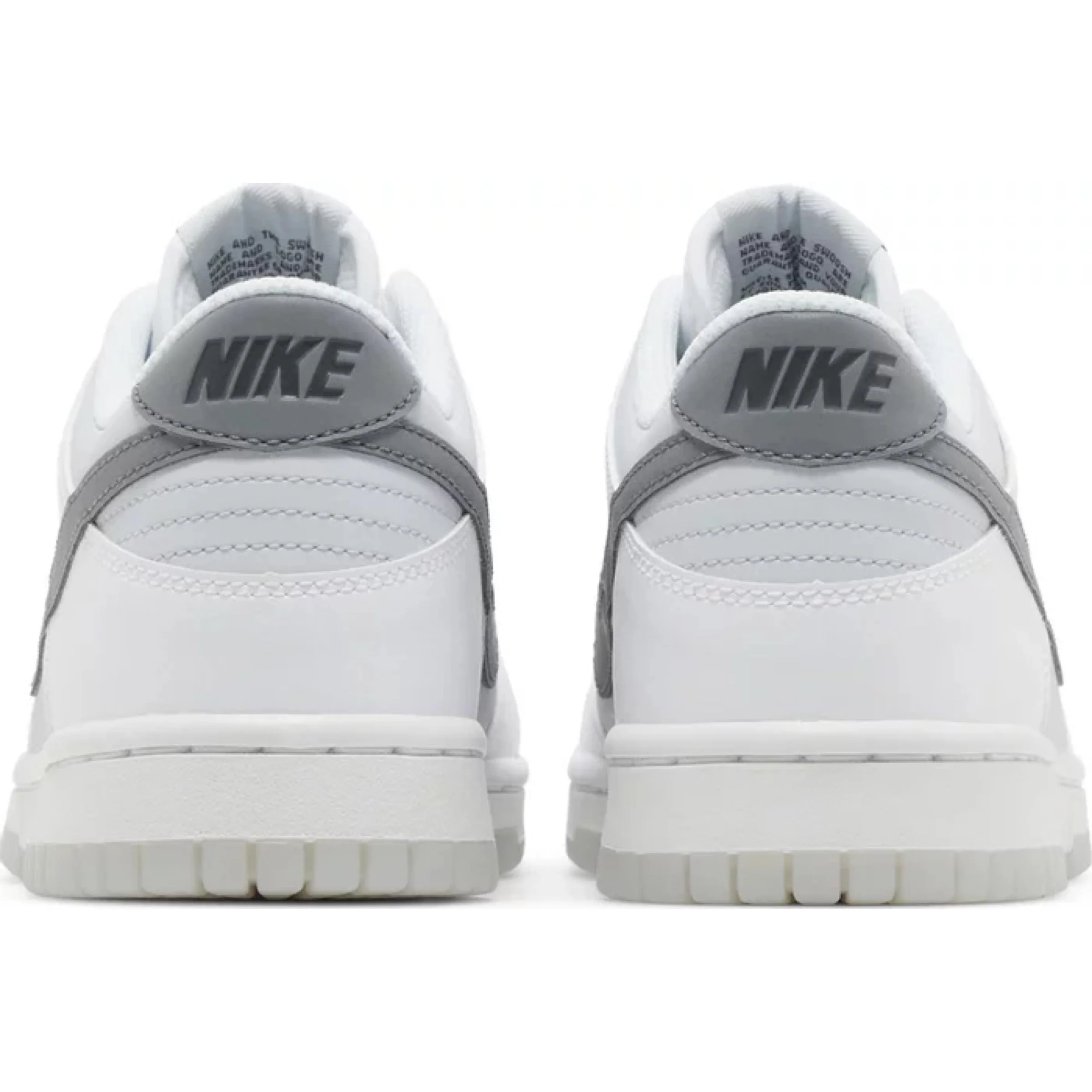 Nike Dunk Low 'Reflective Swoosh White' (GS) - Image 4