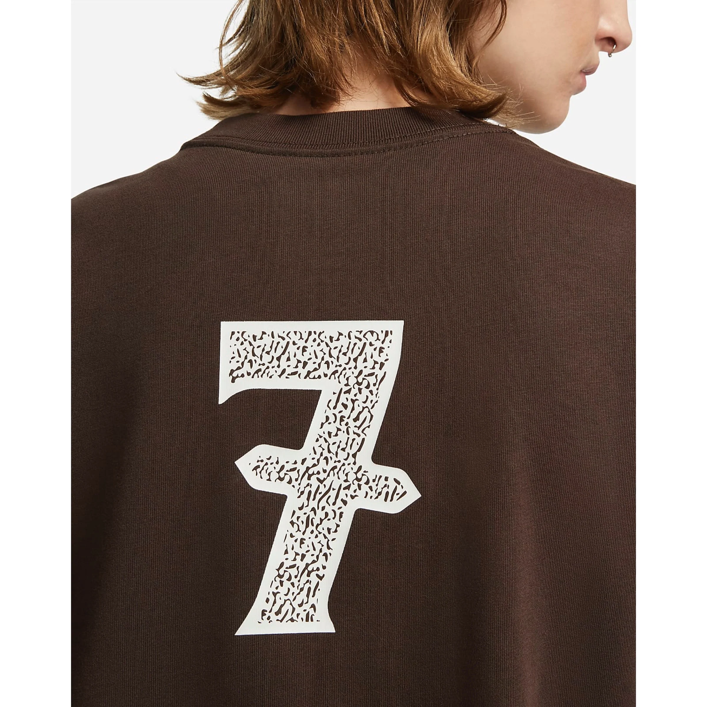 Nike SB Yuto Max90 Skate T-Shirt - Baroque Brown - Image 4