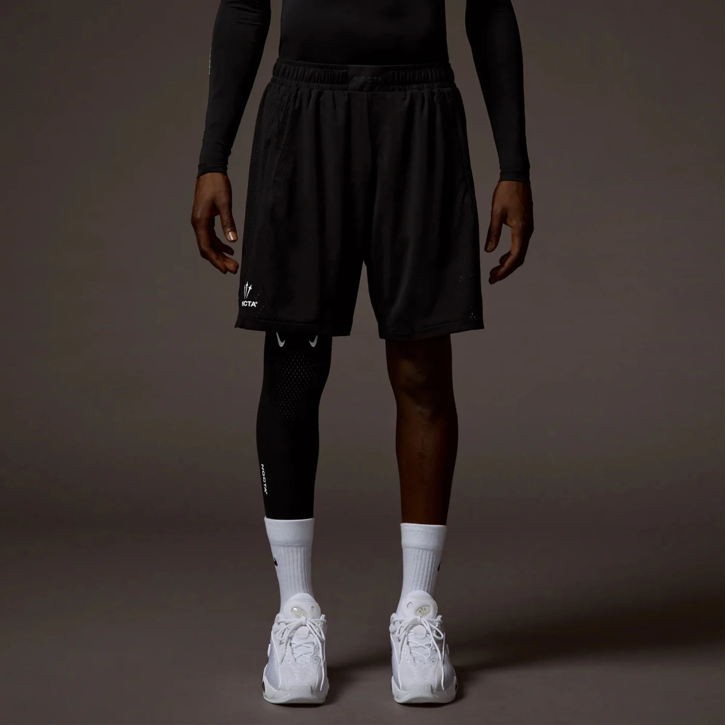 Nike x NOCTA Basketball Single Leg Tights (Right) - Black - Image 2