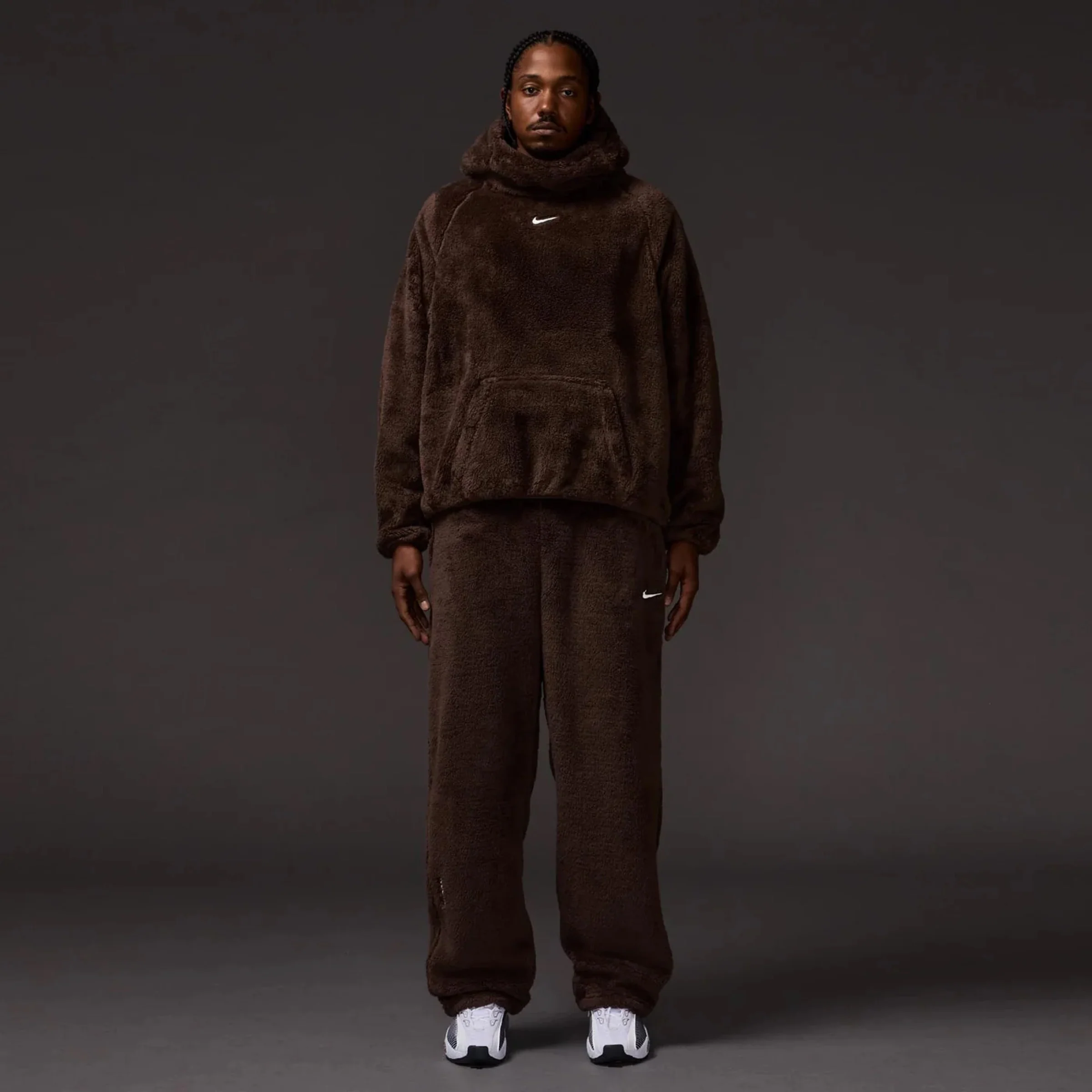Nike x NOCTA Chalet Polar Hoodie -  Brown (Men's) - Image 4